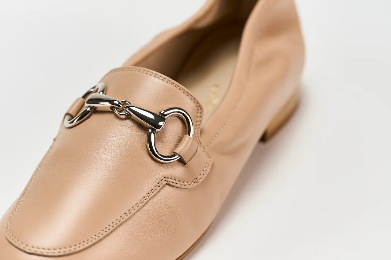 Sandro Barbera 4003 Mocassini Donna Camel Nappa Morsetto