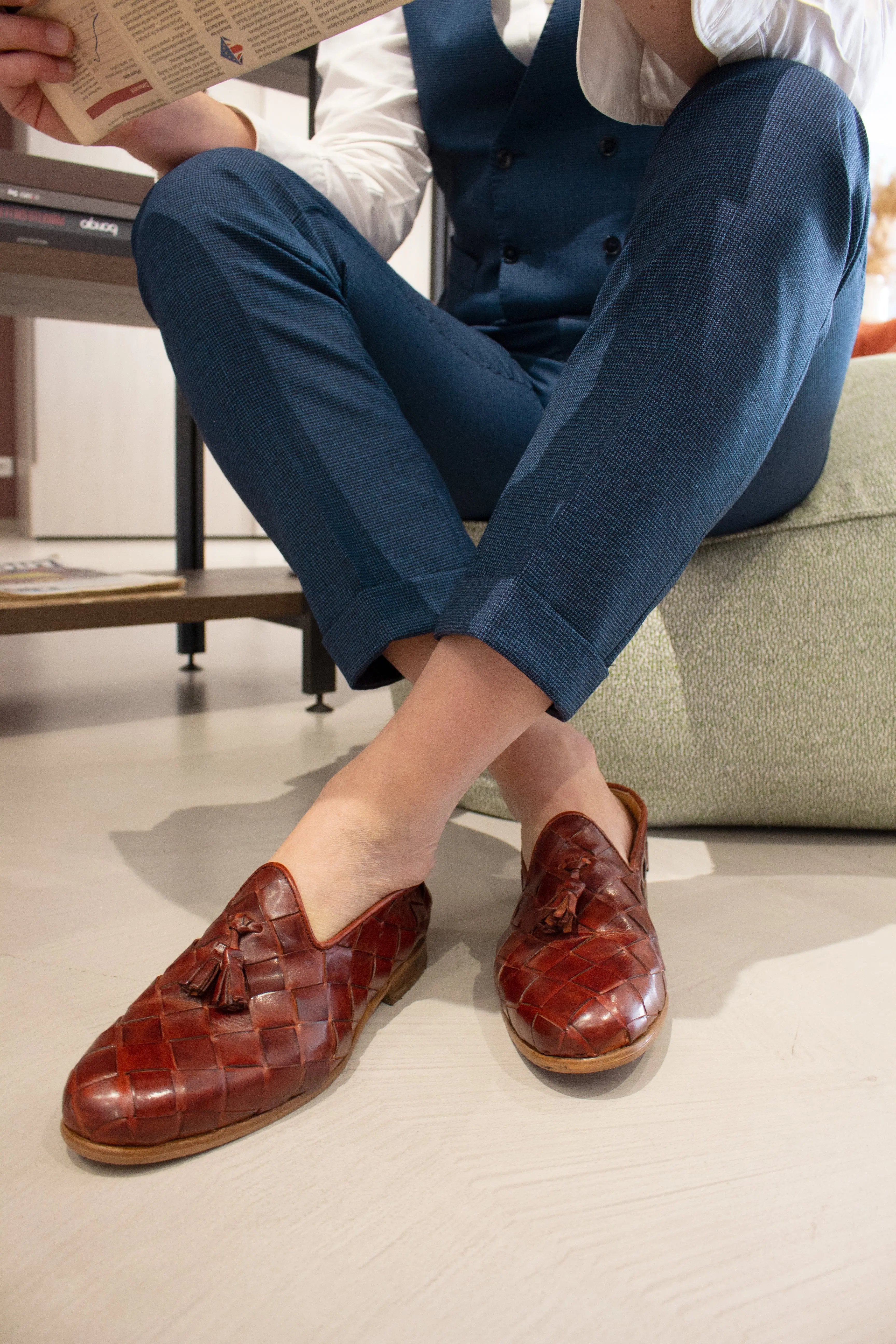 Sandro Barbera & Figli 809/9 stringate cuoio pelle uomo