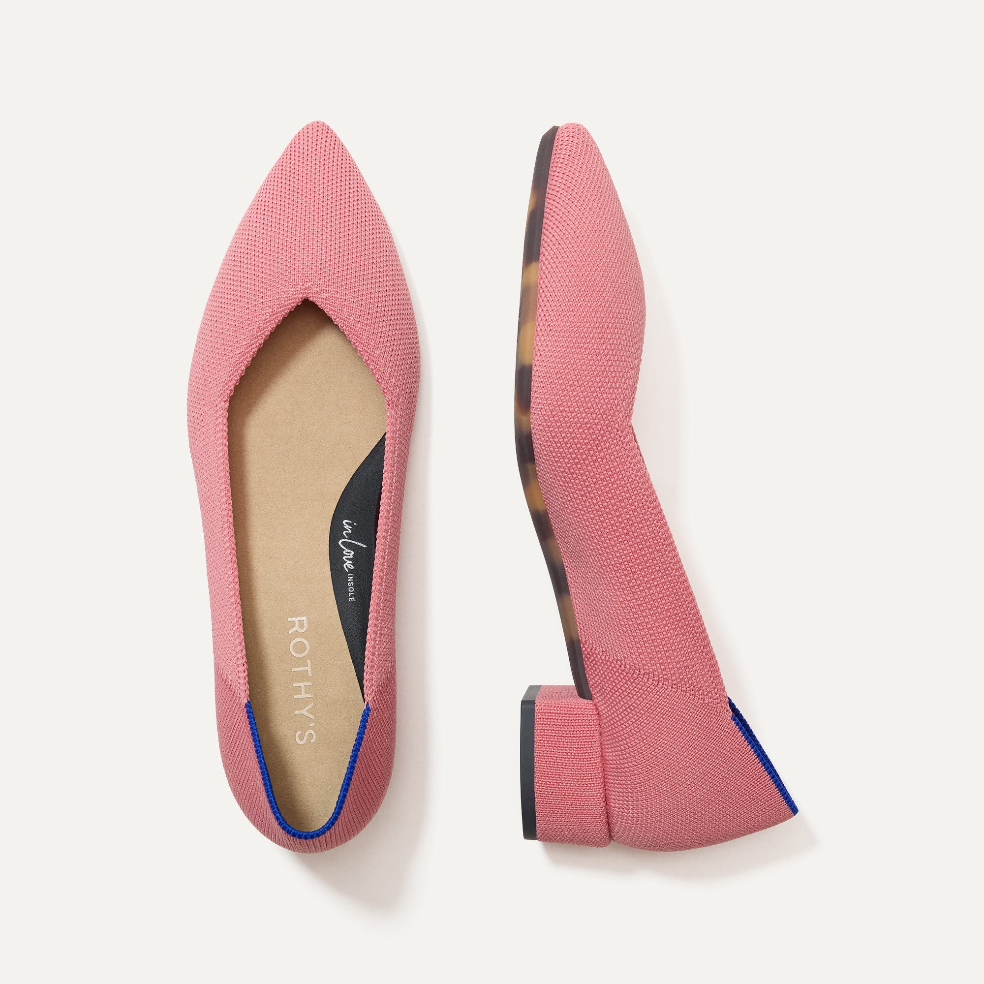 Rothy's The High Point Décolleté donna Autumn Red tacco comodo