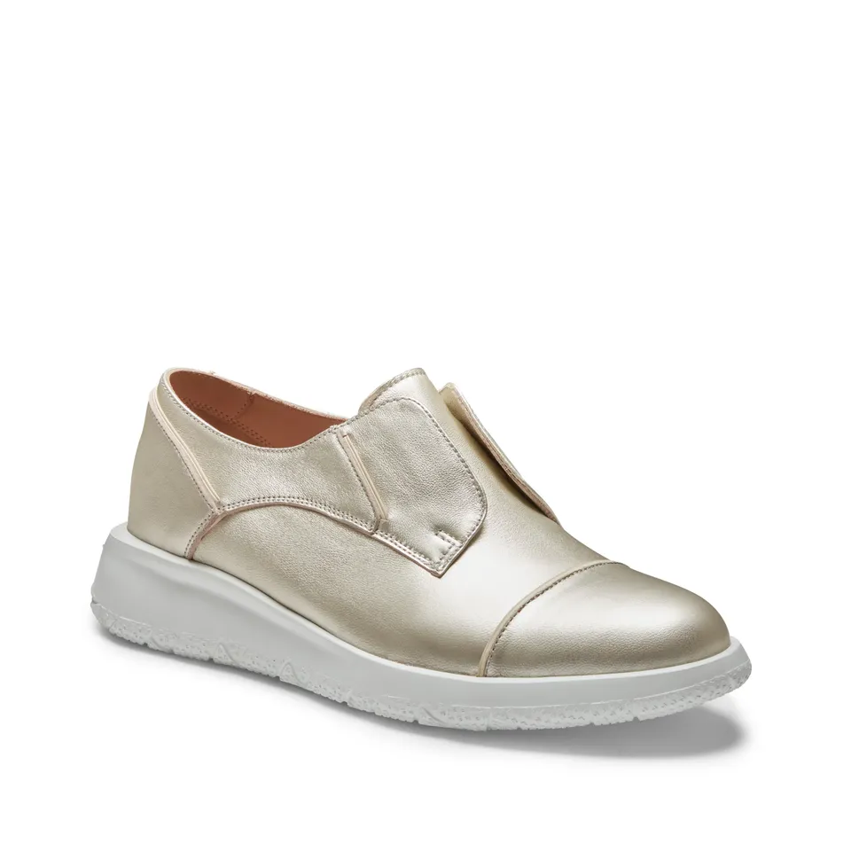 F.lli Rossetti 77194 Sneaker Pelle Donna Sabbia Metallizzata