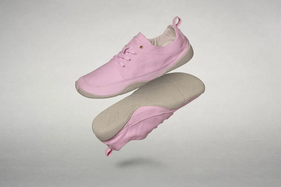 Wildling Prunus scarpe barefoot cotone rosa chiaro