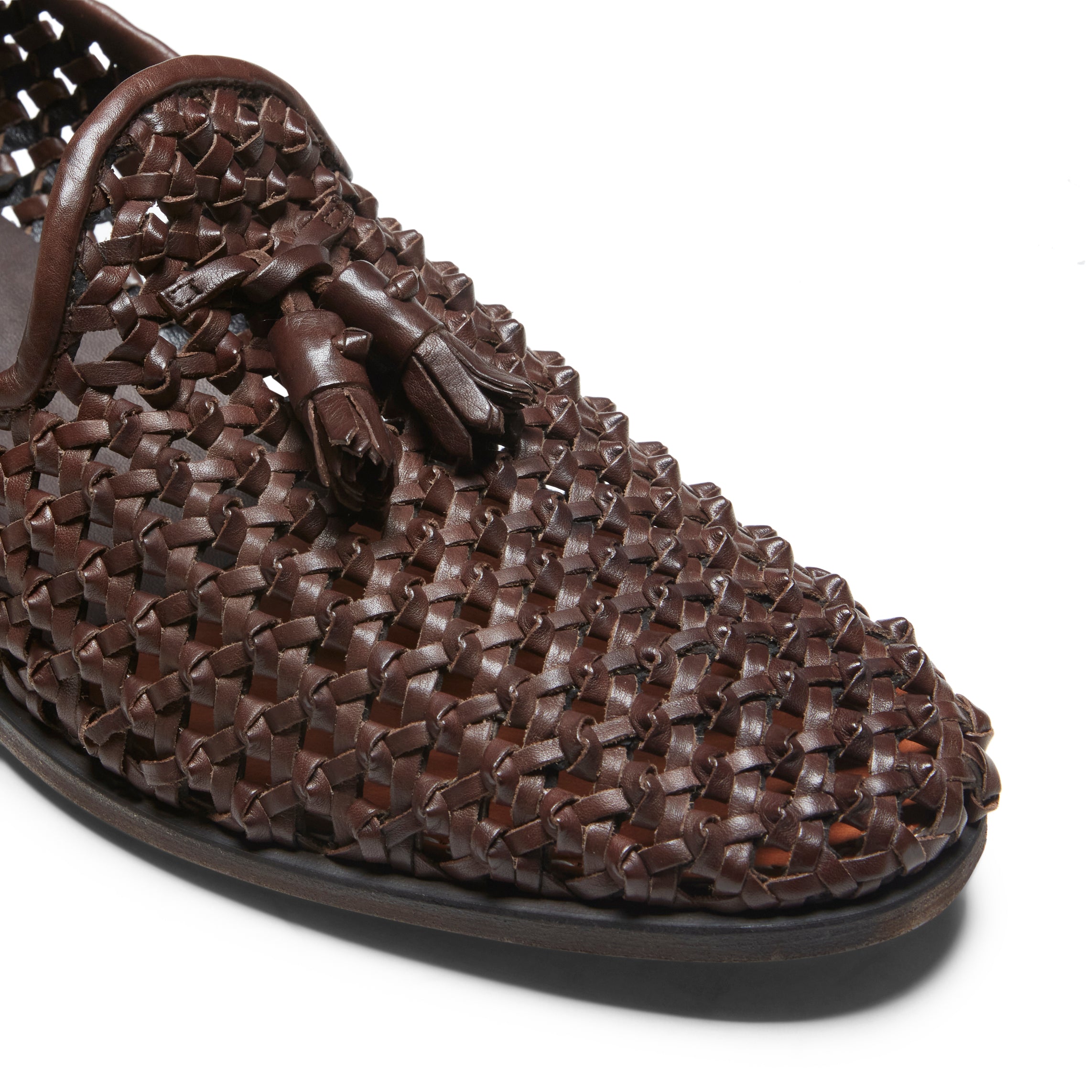 F.lli Rossetti slipper mogano pelle nappine cuoio