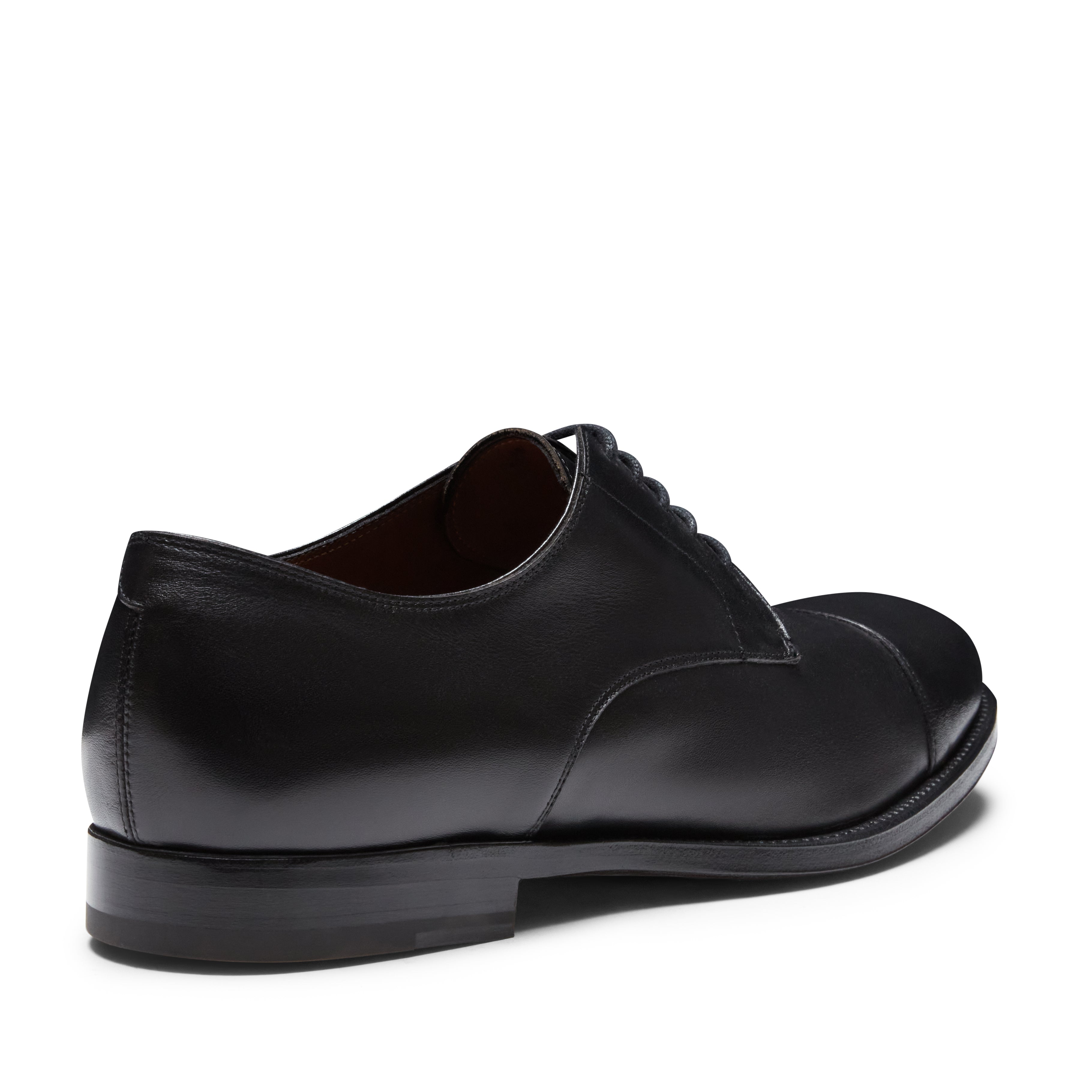 F.lli Rossetti Shoes Man 15192 Derby Nero Pelle Liscia