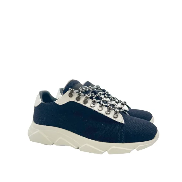 Sandro Barbera Wooly Lite sneakers unisex blu lana Merino