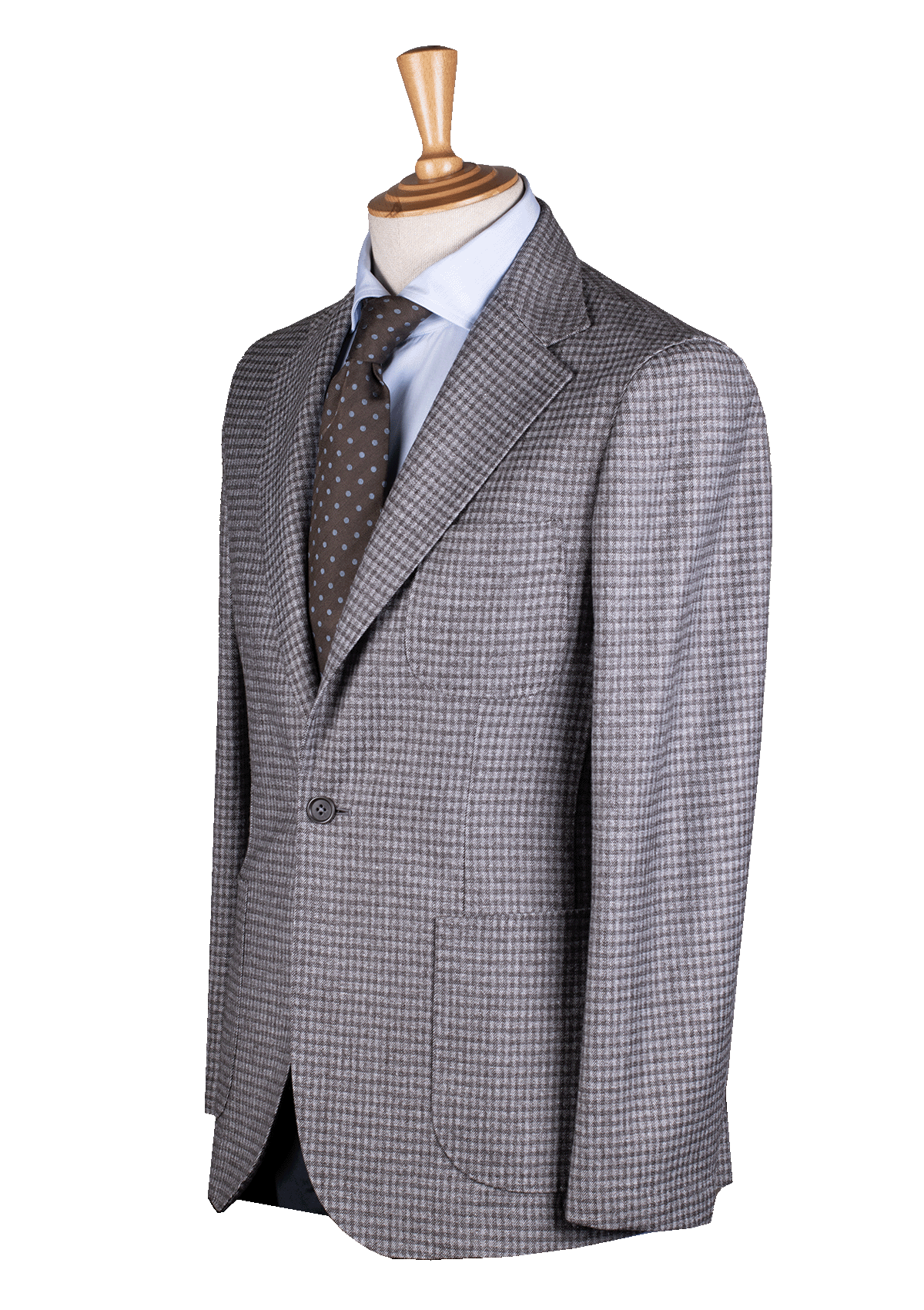Stefano Bemer Blazers SV4501 giacca overshirt taupe quadri