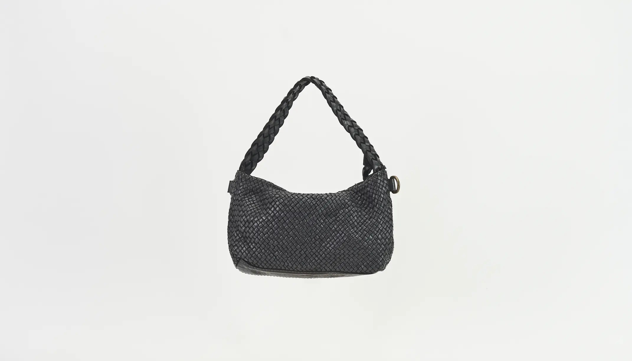 Sandro Barbera Borse 2036 Borsa Intrecciata Nero Pelle