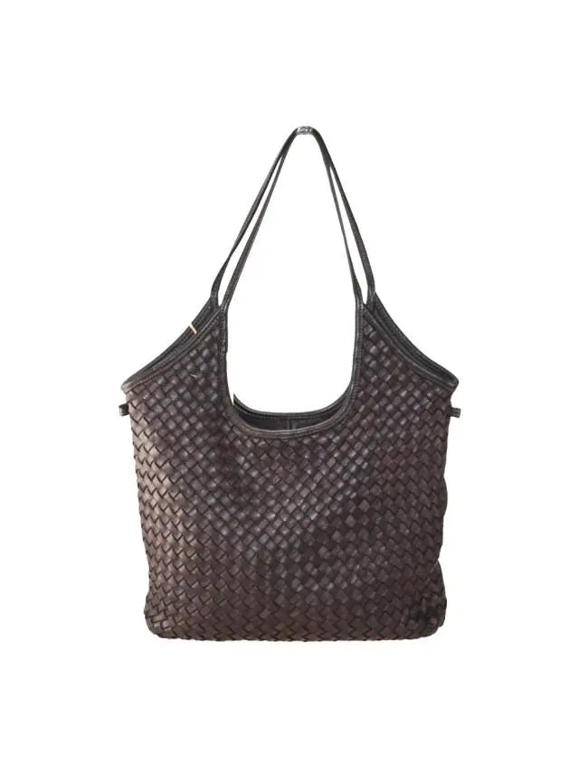 Sandro Barbera & Figli Borse BAVM47852 borsa spalla intrecciata marrone