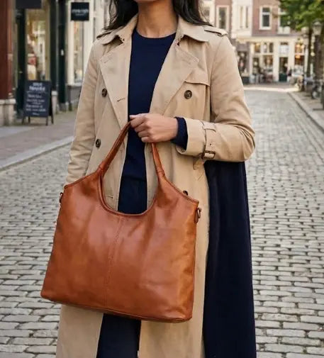 Sandro Barbera & Figli Borse BASJ58 borsa a spalla cuoio pelle vintage