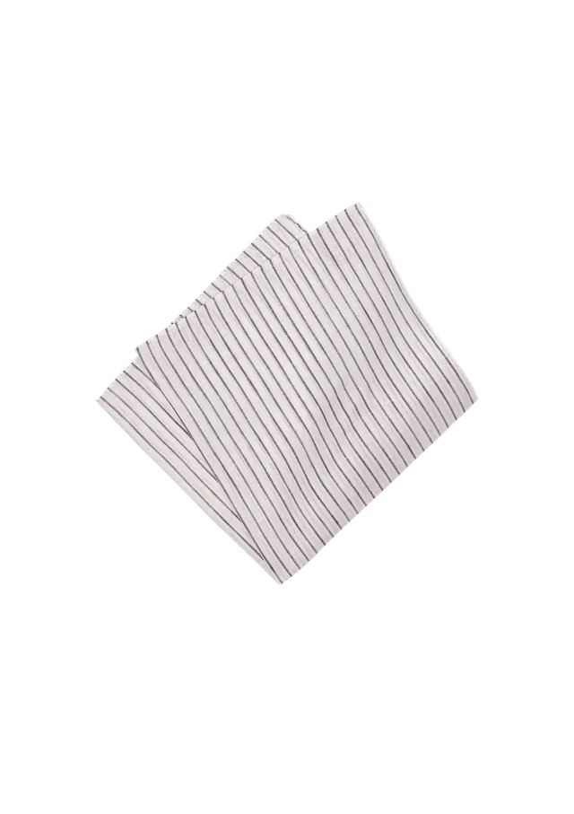 Stefano Bemer Pocket Squares L04 pochette lino righe