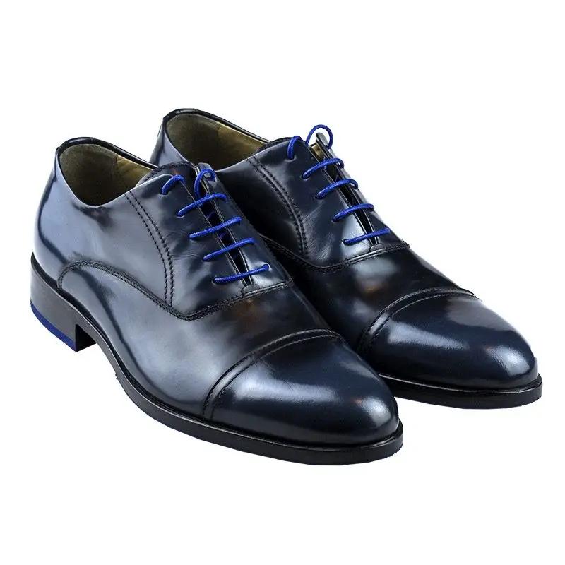 Sandro Barbera 1064 francesina uomo blu pelle