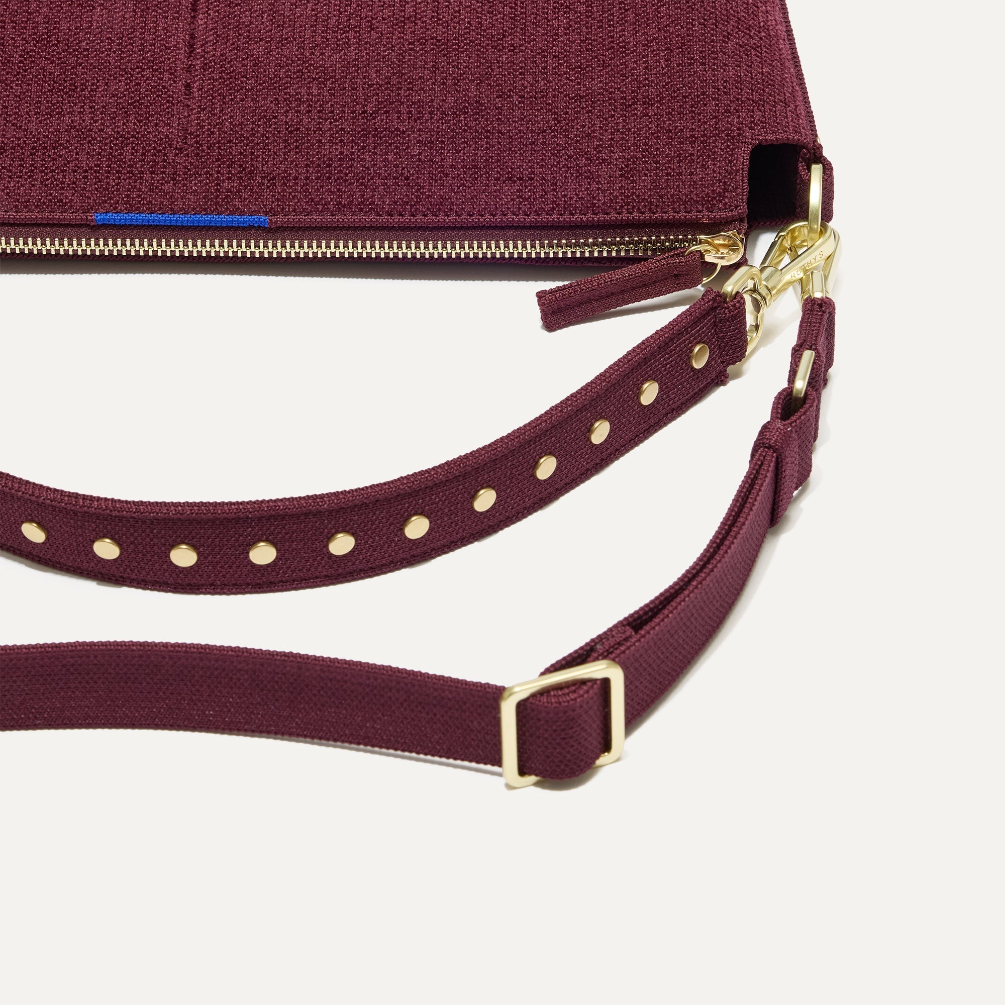 Rothy's The Daily Crossbody borsa tracolla bordeaux Syrah velluto