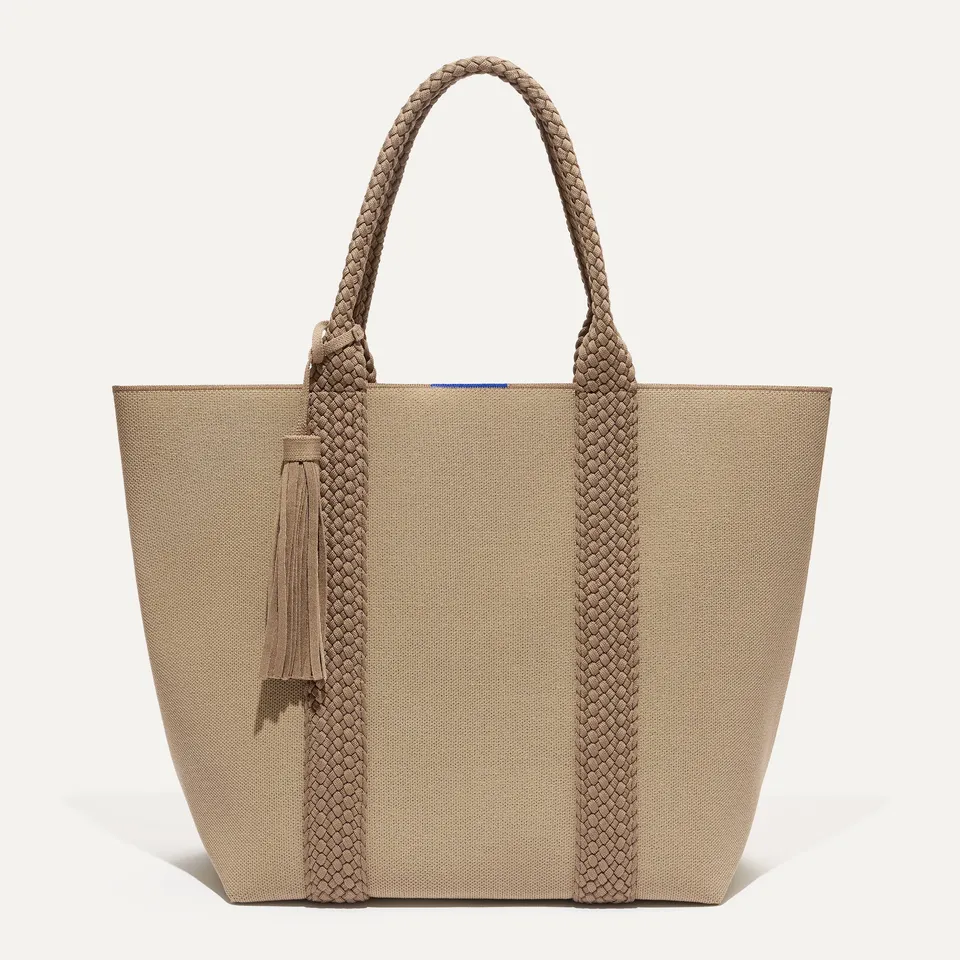 Rothy's The Lightweight Tote borsa tote Caramel Twist marrone