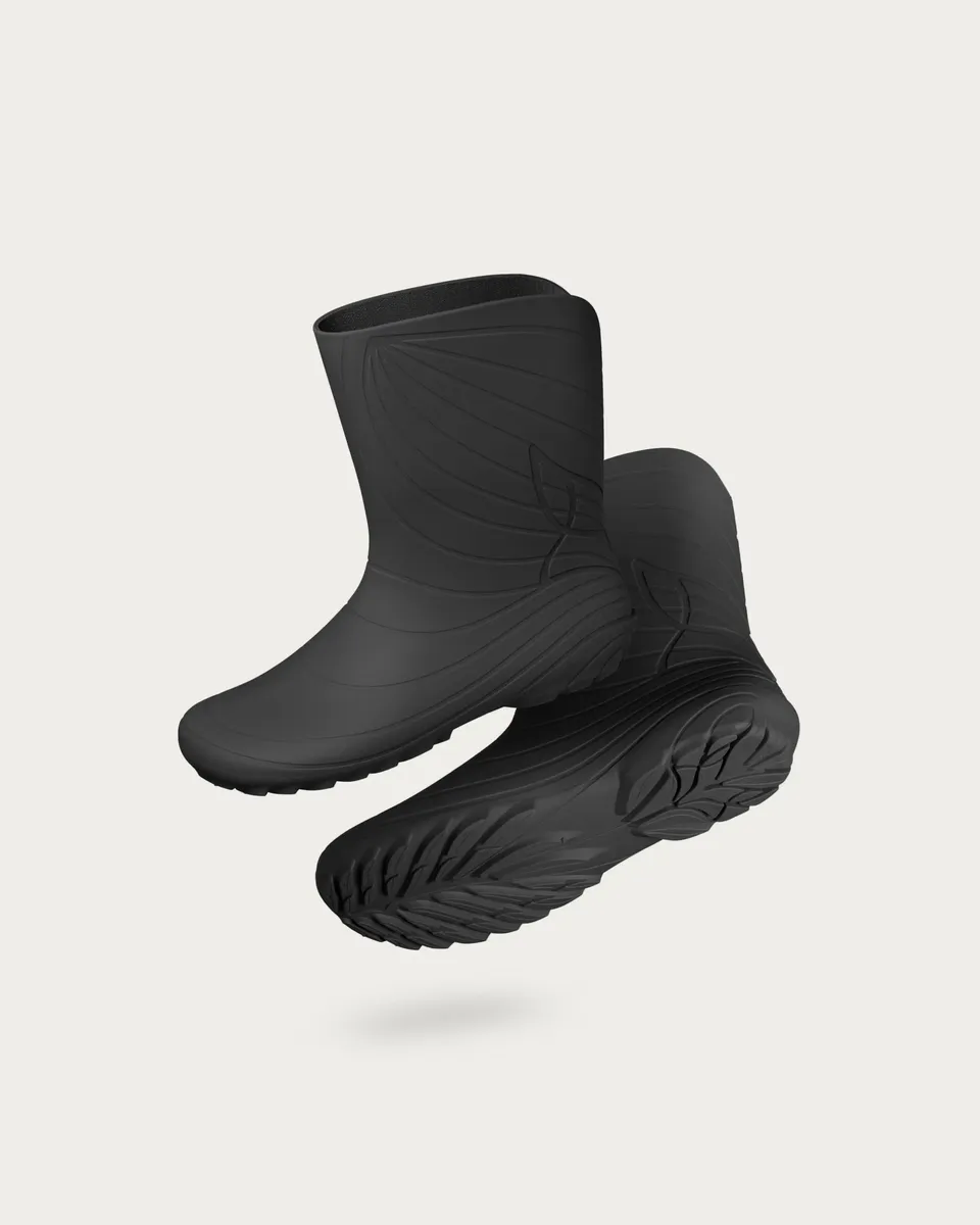 Wildling Rain Boot Ranidae black stivali pioggia neri