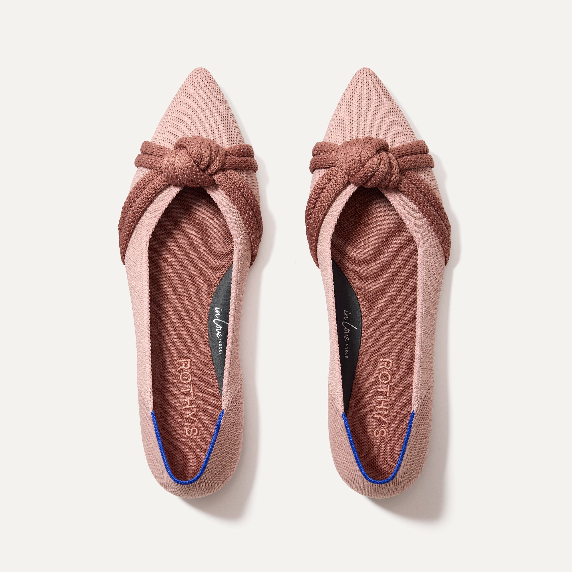 Rothy's The Knot Point II ballerine Maple Pink