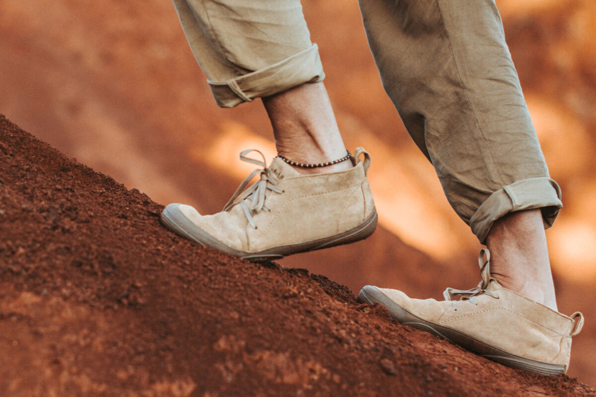 Wildling Faunus Sand scarpe pelle alte beige