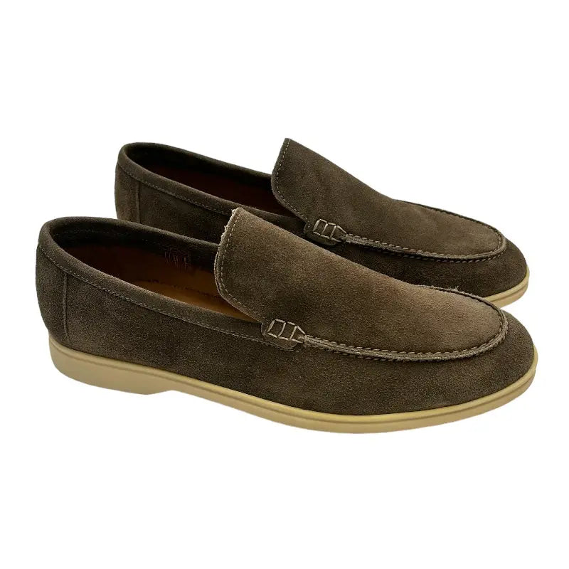 Sandro Barbera Stringate Uomo 5780 Loafer Moro Camoscio