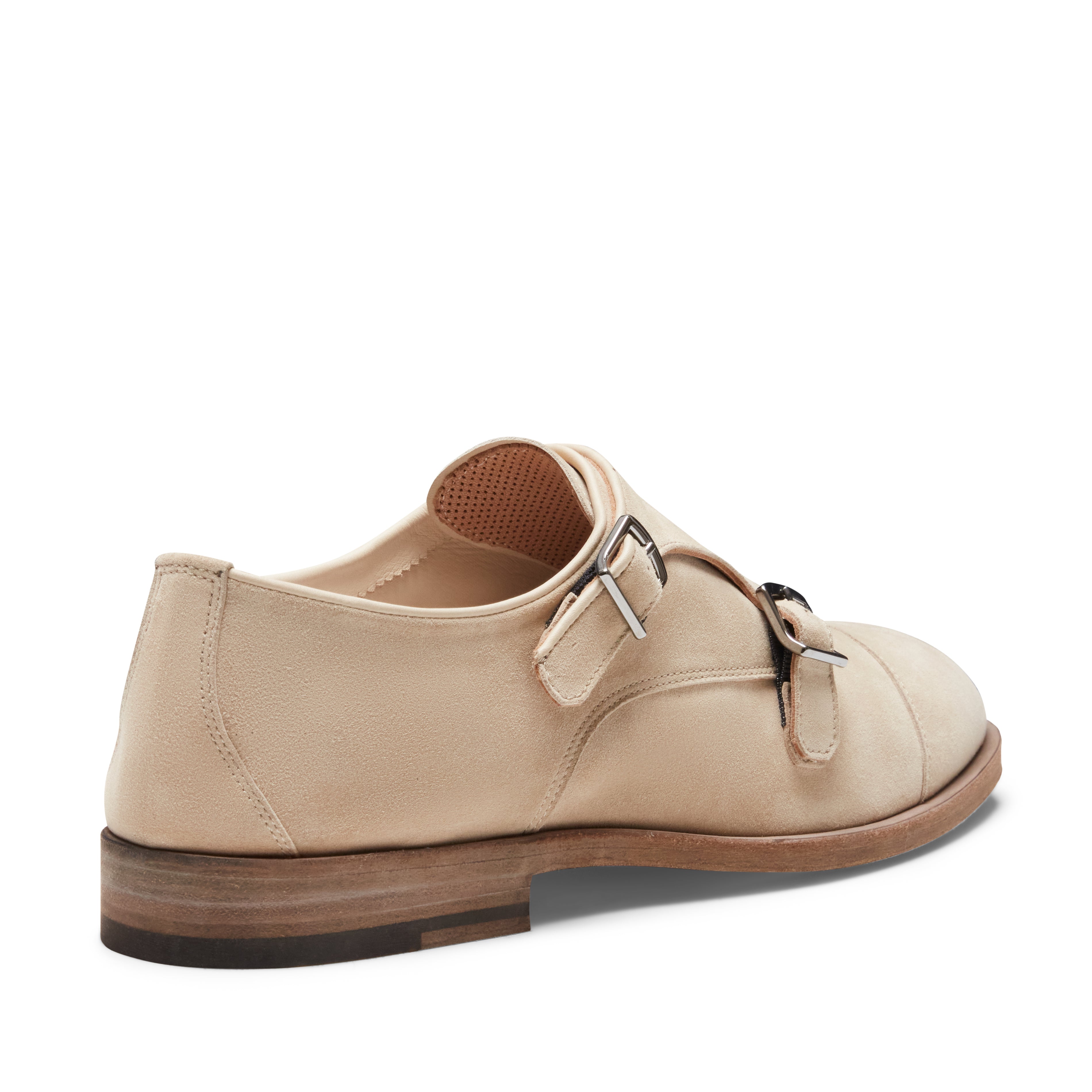 F.lli Rossetti 15210 Derby Doppia Fibbia Suede Latte
