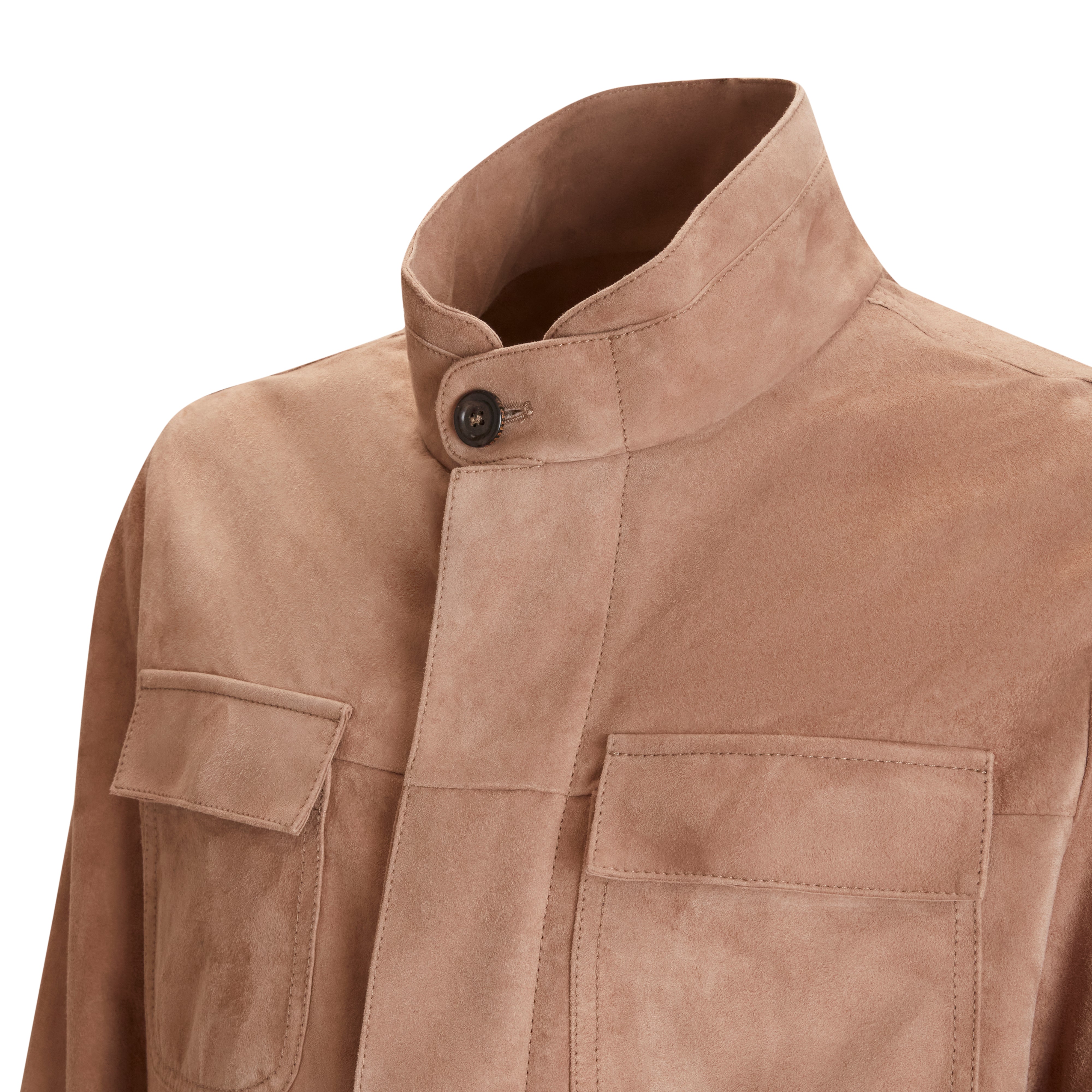 F.lli Rossetti 99775 sahariana uomo tortora suede