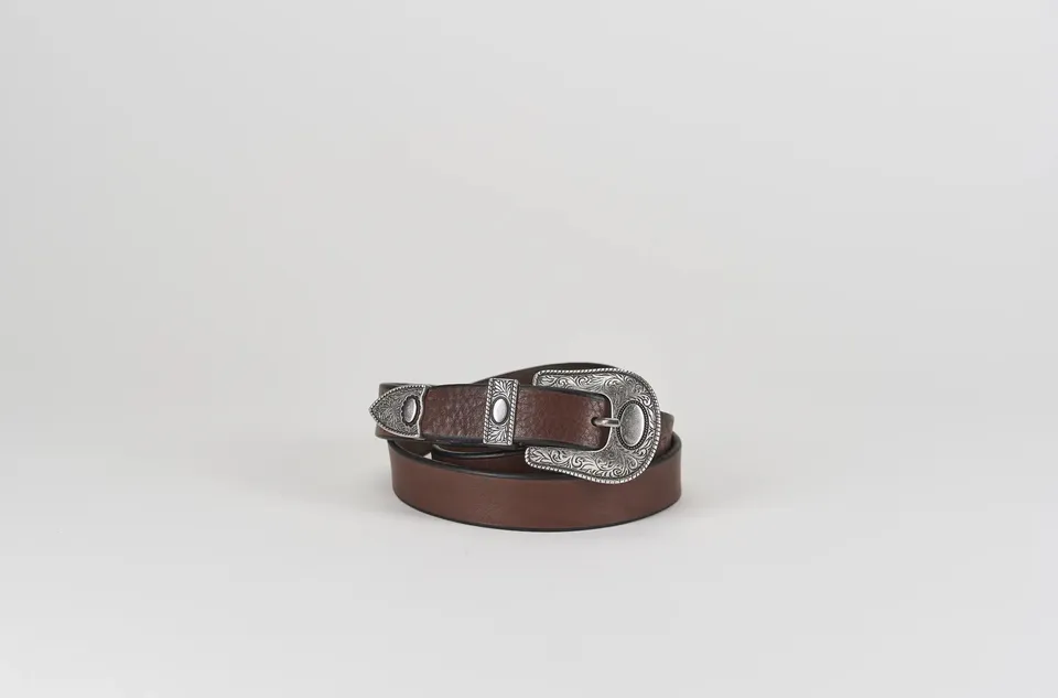Sandro Barbera 007 25 cintura pelle marrone cuoio unisex