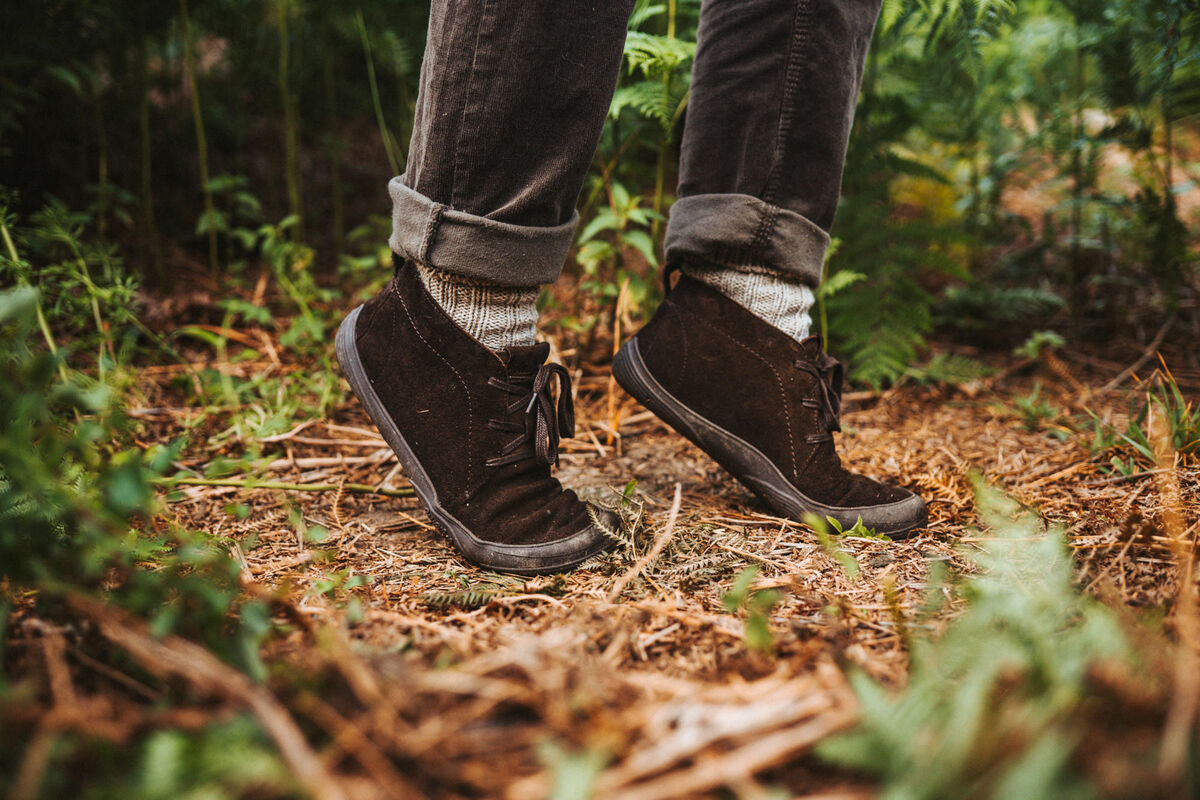 Wildling Shoes Faunus Mahagoni scarpe pelle marrone mid cut
