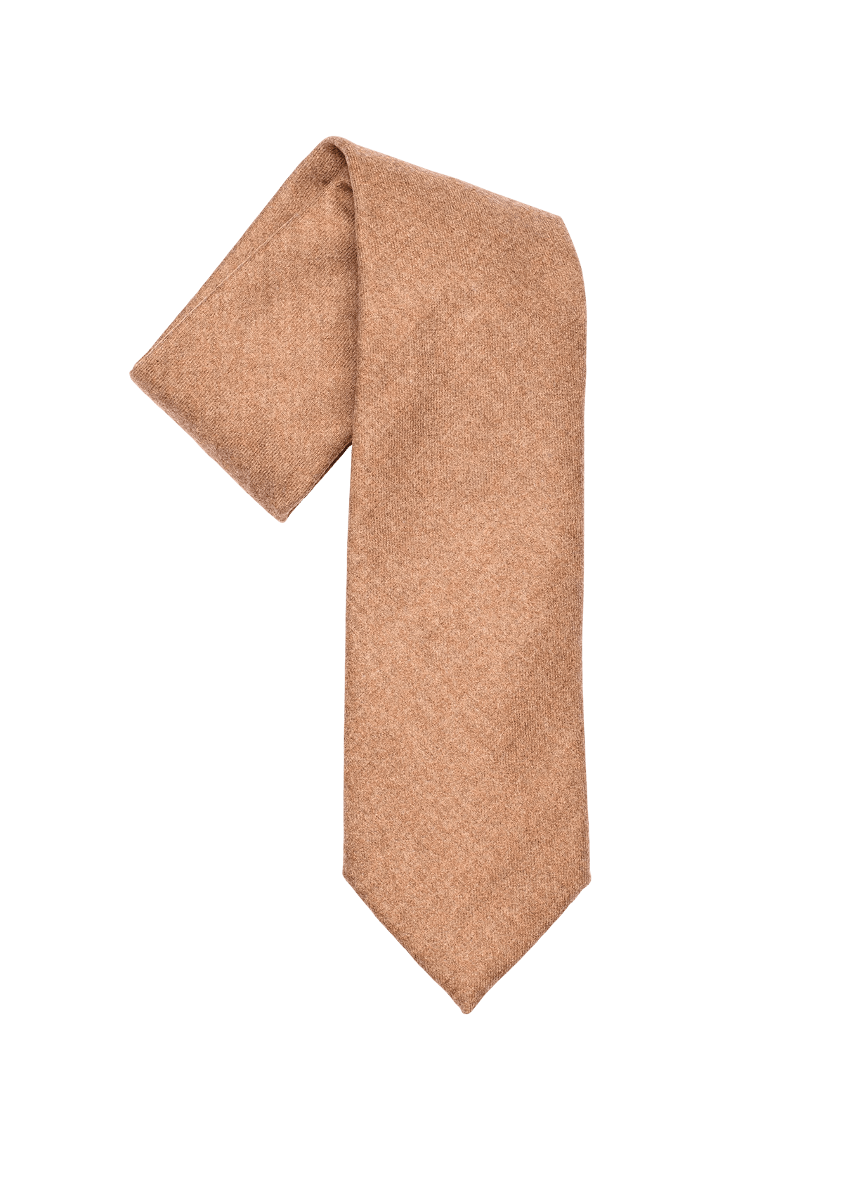 Stefano Bemer Ties Cravatta Lana Beige Classica 8 cm