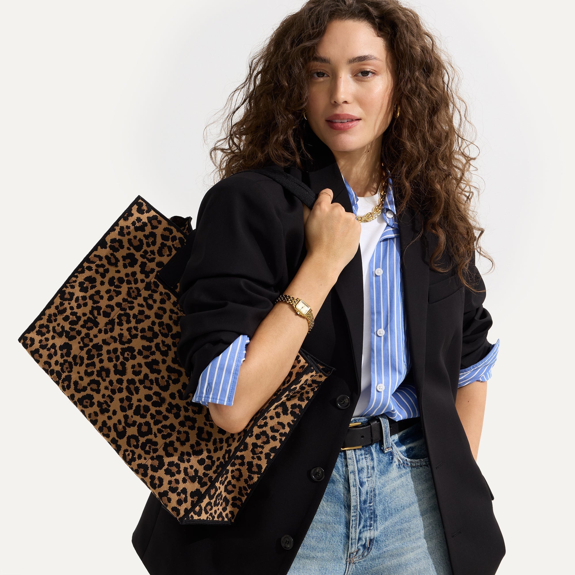 Rothy's The Classic Tote borsa Toasty Cat animalier