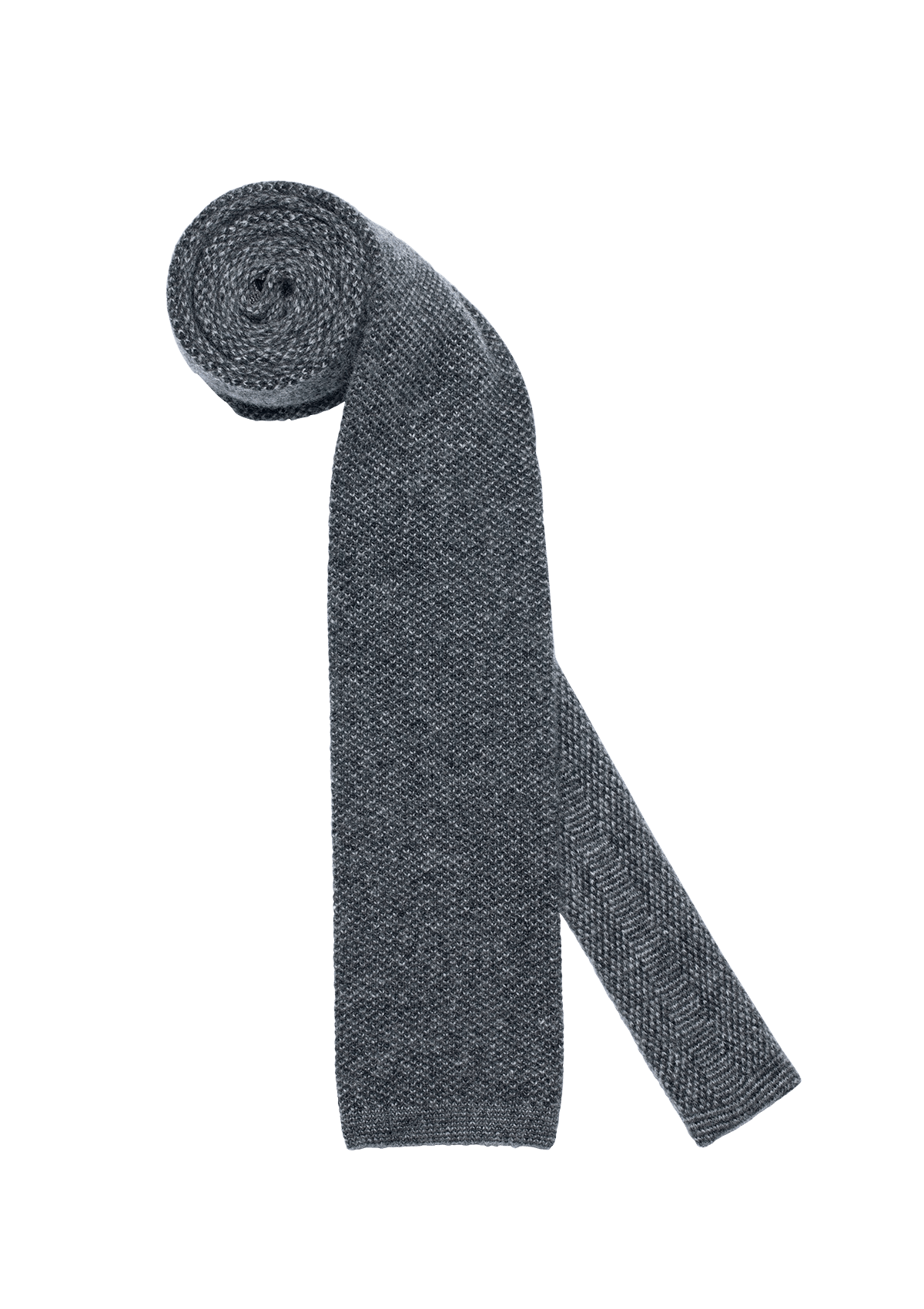 Stefano Bemer Ties cravatta lana grigia 8 cm pattern 10