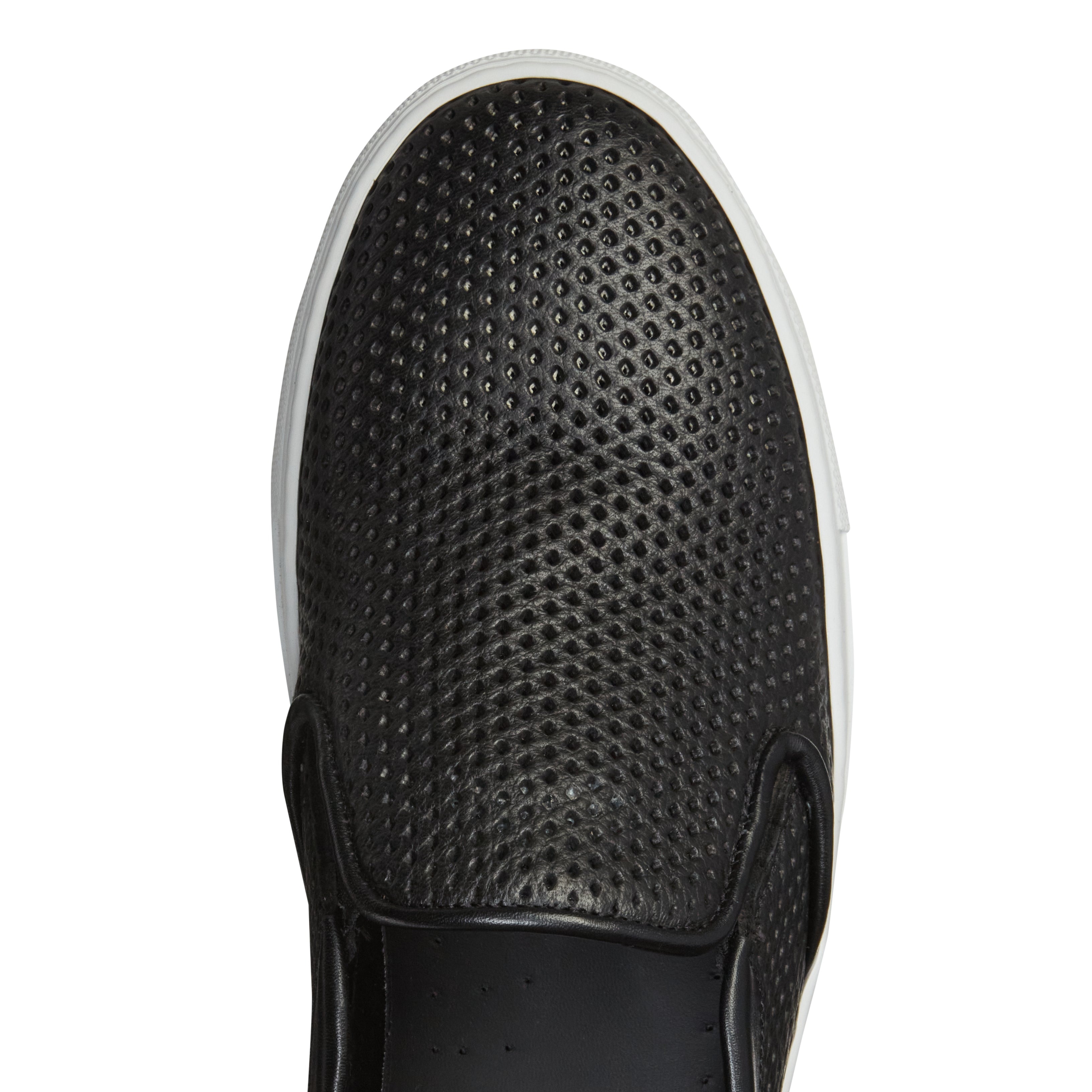 F.lli Rossetti 47401 Slipper Uomo Nero Pelle Traforata Elastici