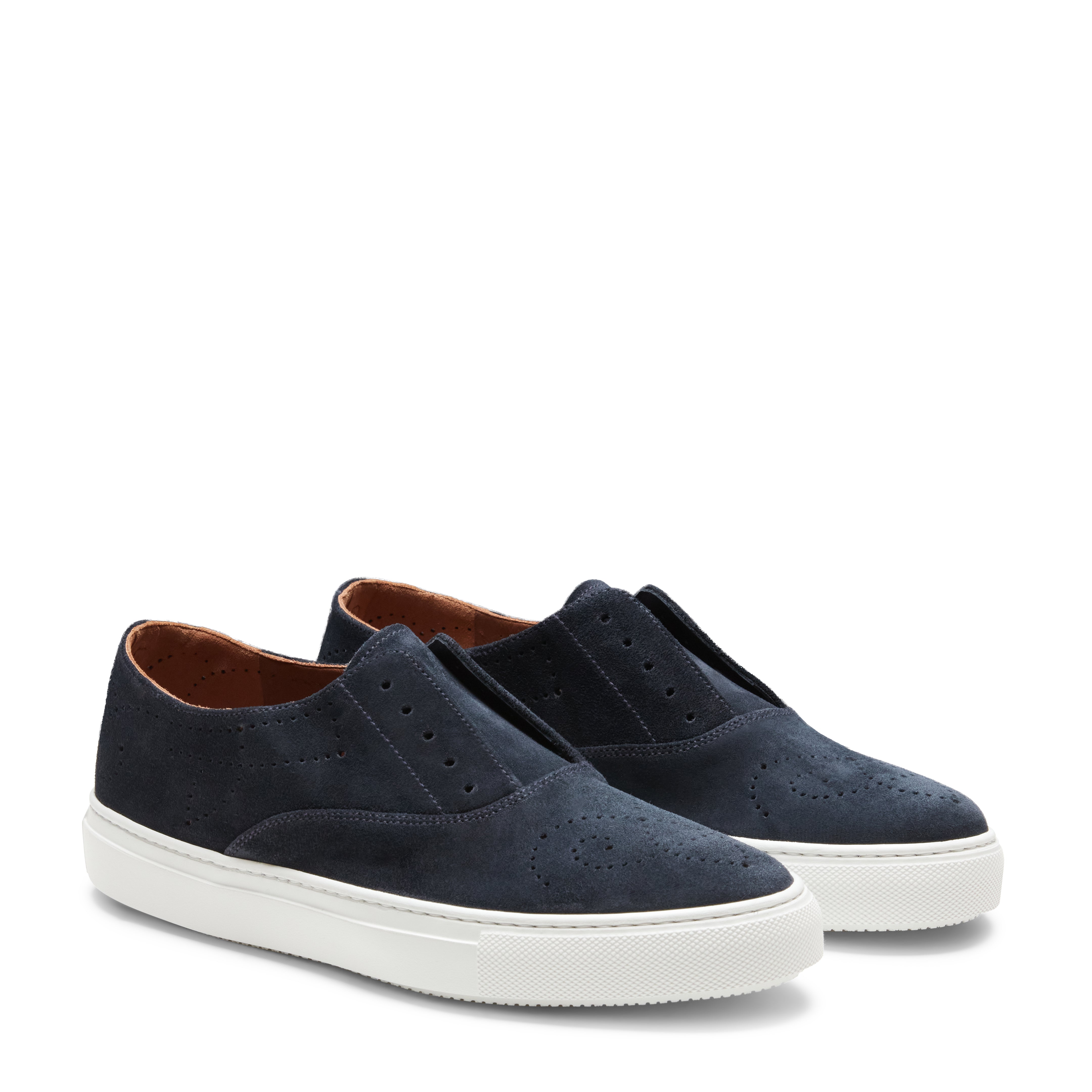 F.lli Rossetti Hobo Sport Sneaker Uomo Suede Blu Marine