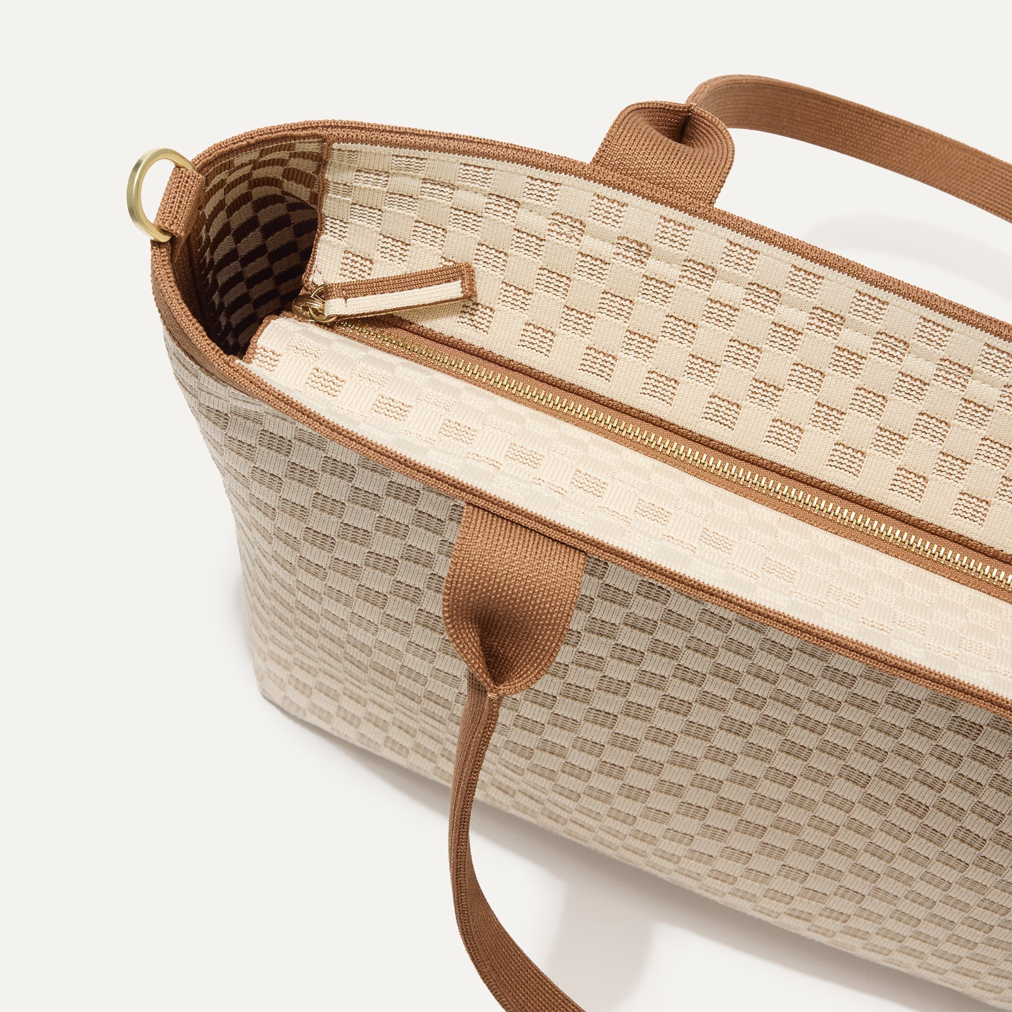 Rothy's Tote Bags The Lightweight Zip Tote borsa Vanilla Wafer