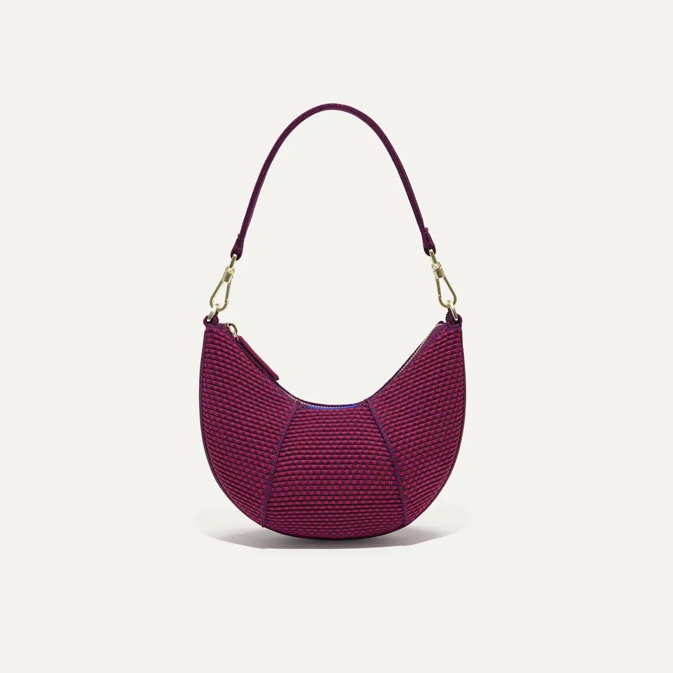 Rothy's Mini Crescent Borsa donna Beet piccola quotidiana