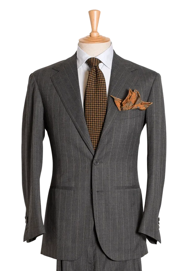 Stefano Bemer Suits SV1011 completo grigio gessato 46 lana