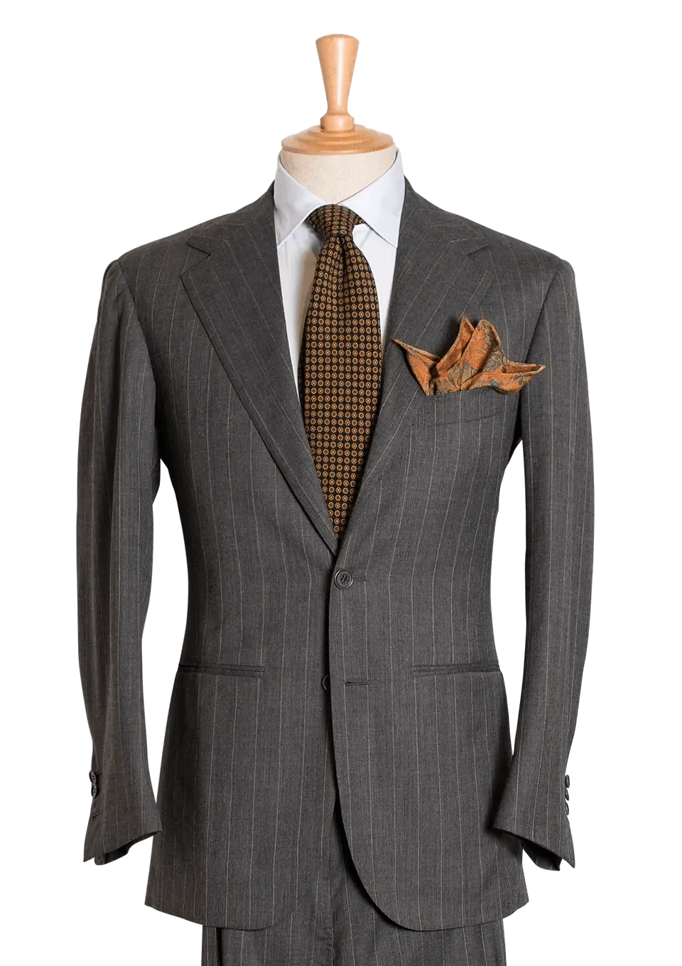 Stefano Bemer Suits SV1011 completo grigio gessato 46 lana