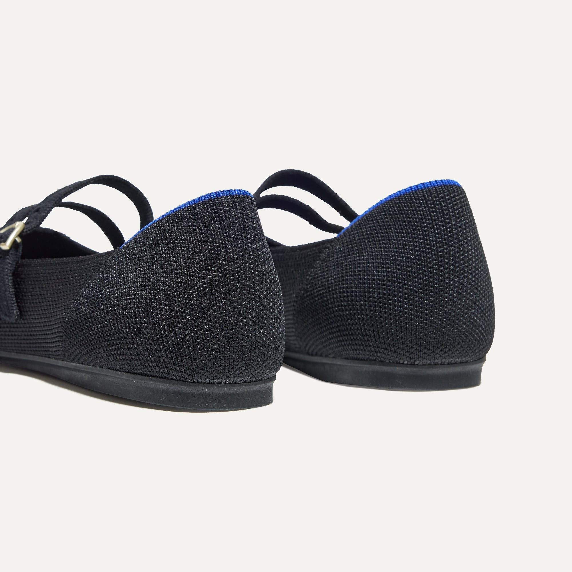 Rothy's The Double Buckle Mary Jane Black ballerine fibbia nere