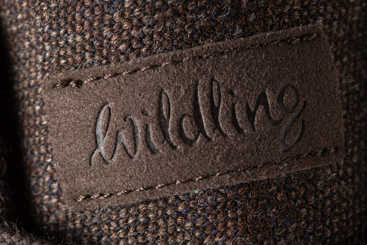 Wildling Marron Brun scarpe alte lana marrone calde