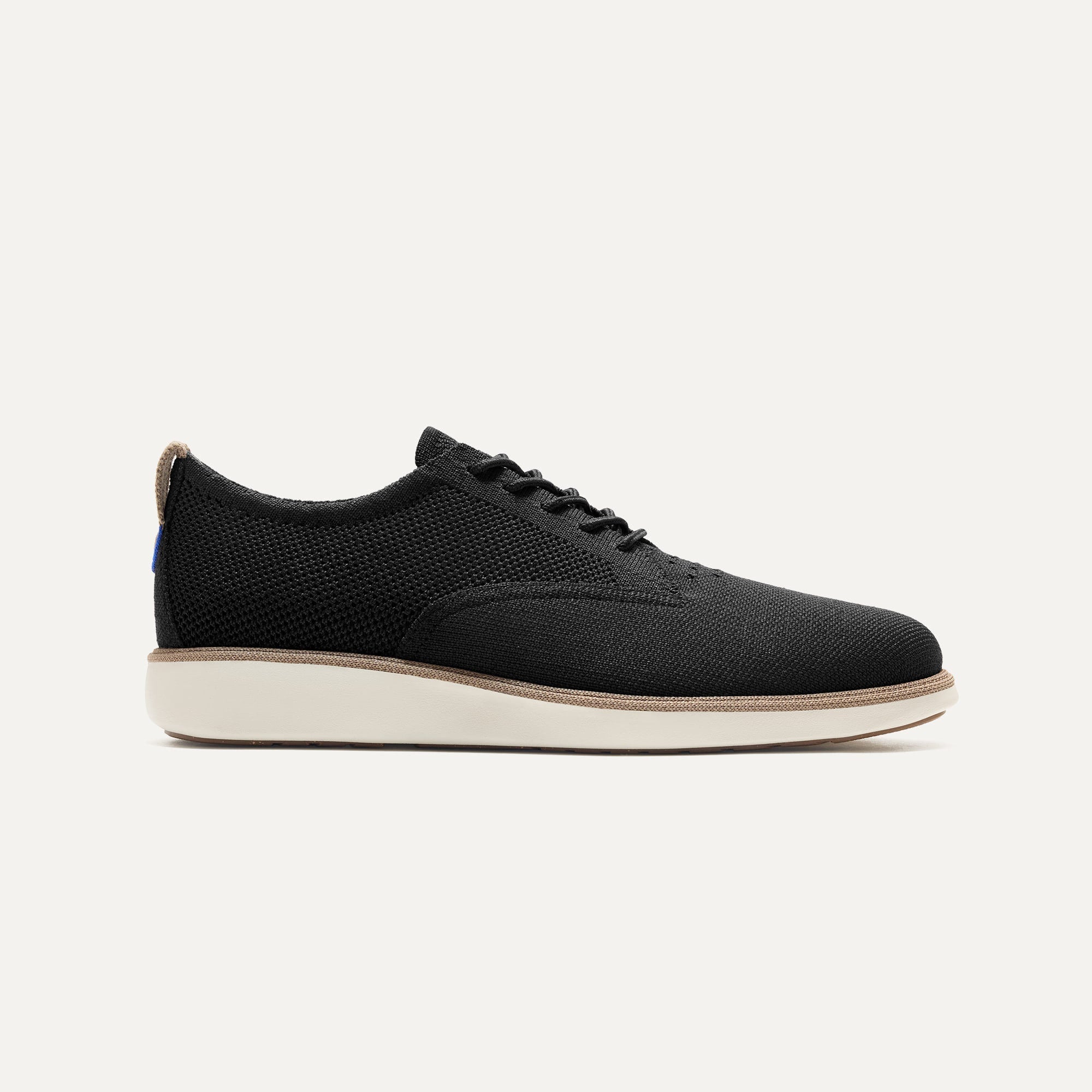 Rothy's The Oxford mocassini uomo Black nero maglia canapa