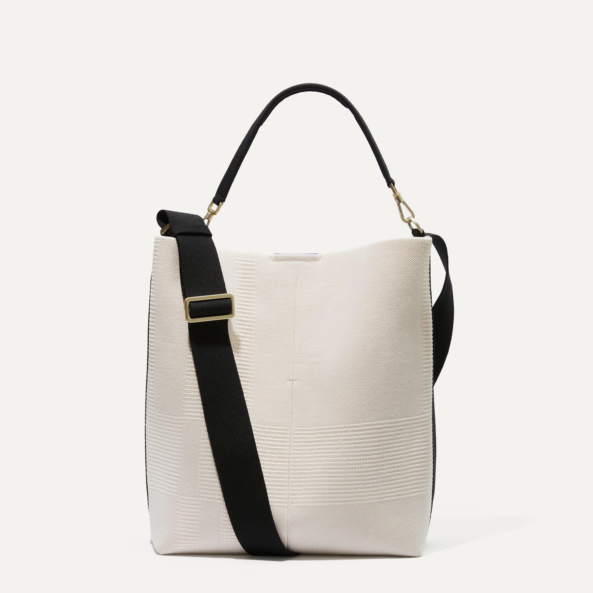 Rothy's The Bucket Bag borsa secchiello ReVelvet nero manico alto