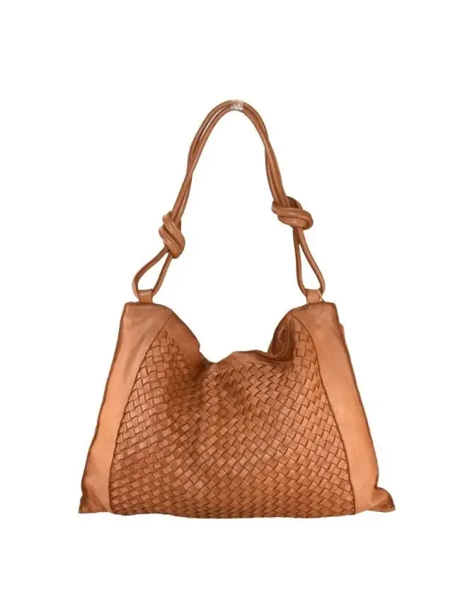 Sandro Barbera Borse BAJZ59865 borsa a spalla cuoio intrecciata