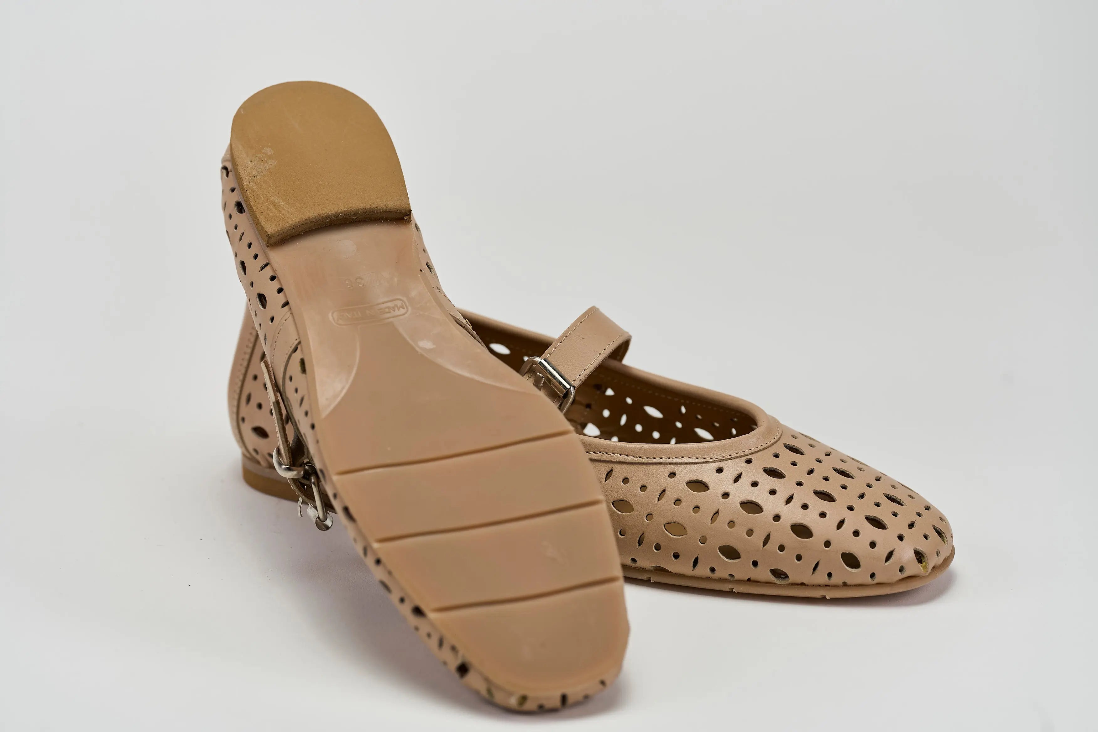 Sandro Barbera Ambra 12 stringate donna nude traforate