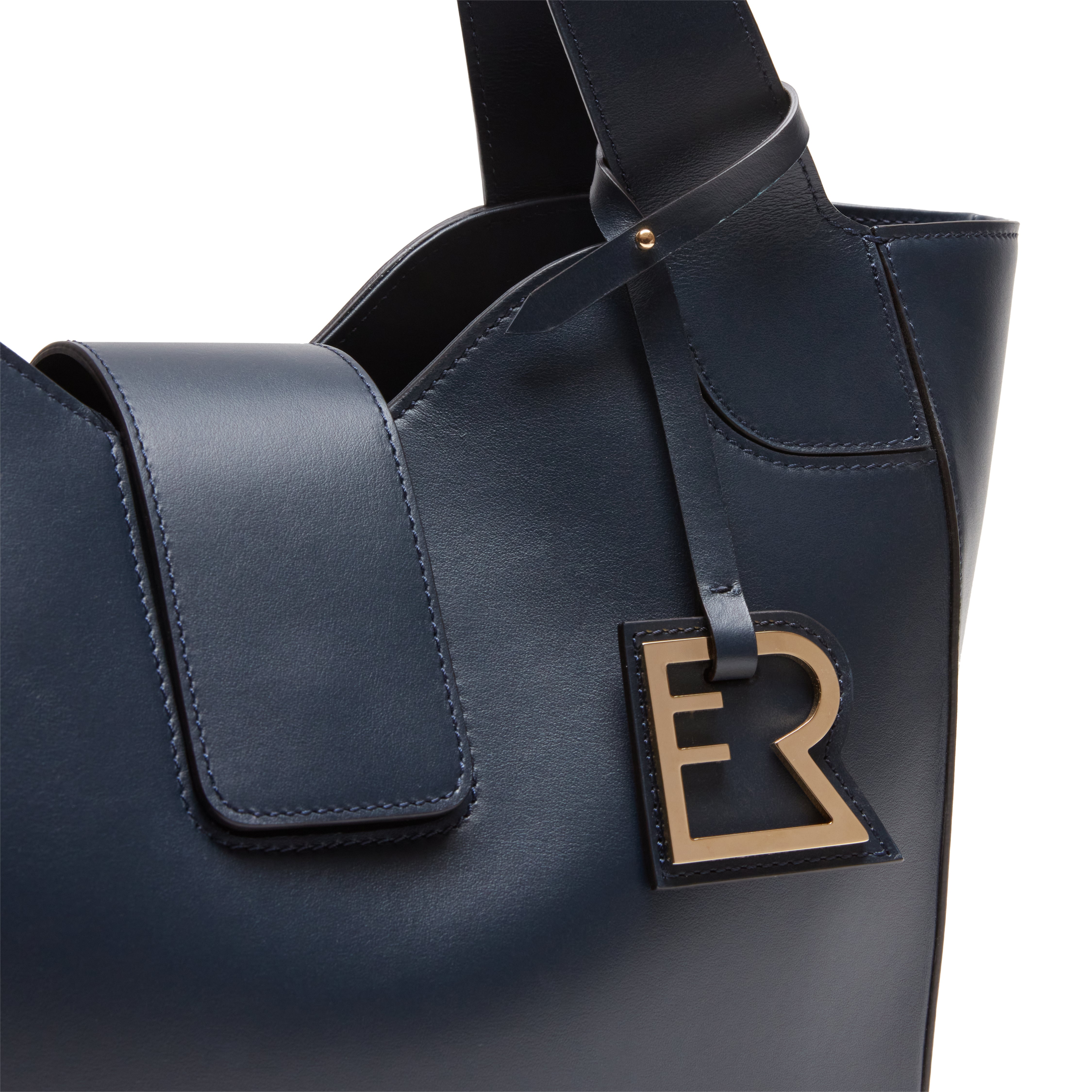 F.lli Rossetti Lisetta Tote Bag Donna Pelle Navy 84833