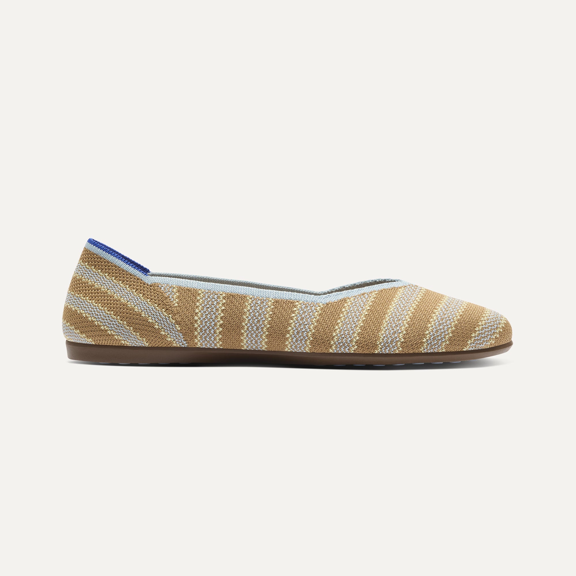Rothy's The Daily Flat ballerine Terra Stripe righe knit