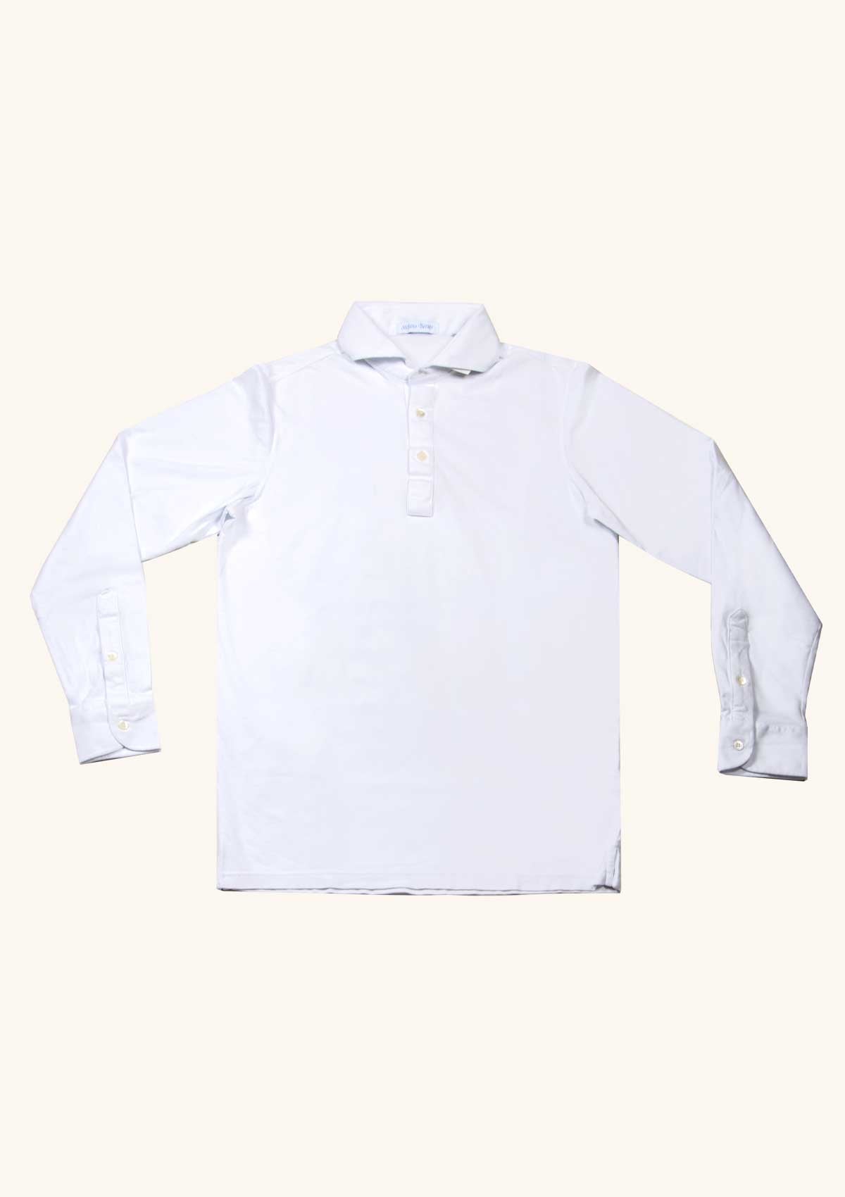 Stefano Bemer Polo SV6009 Bianca Cotone Elasticizzato XL