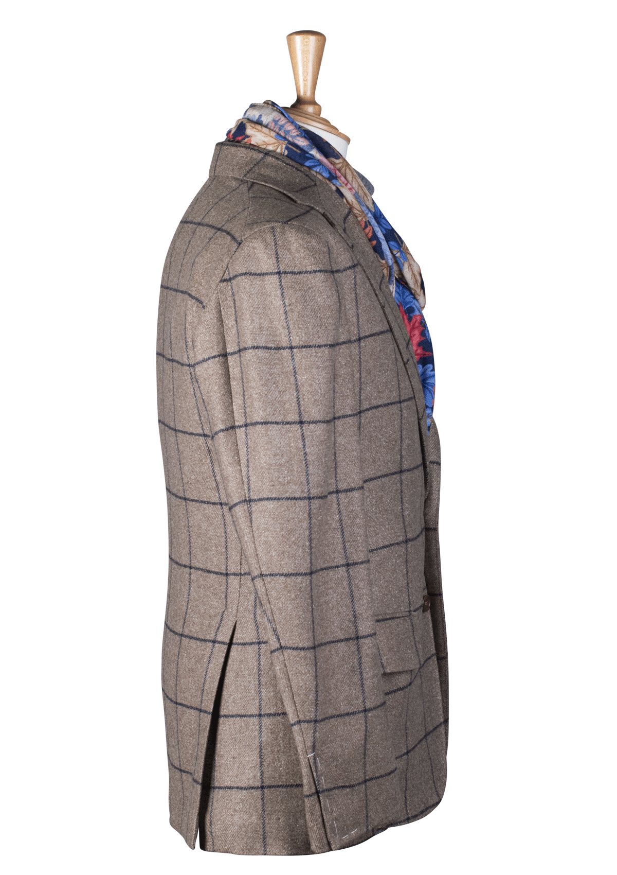 Stefano Bemer Blazers SV2130 giacca lana taupe quadri