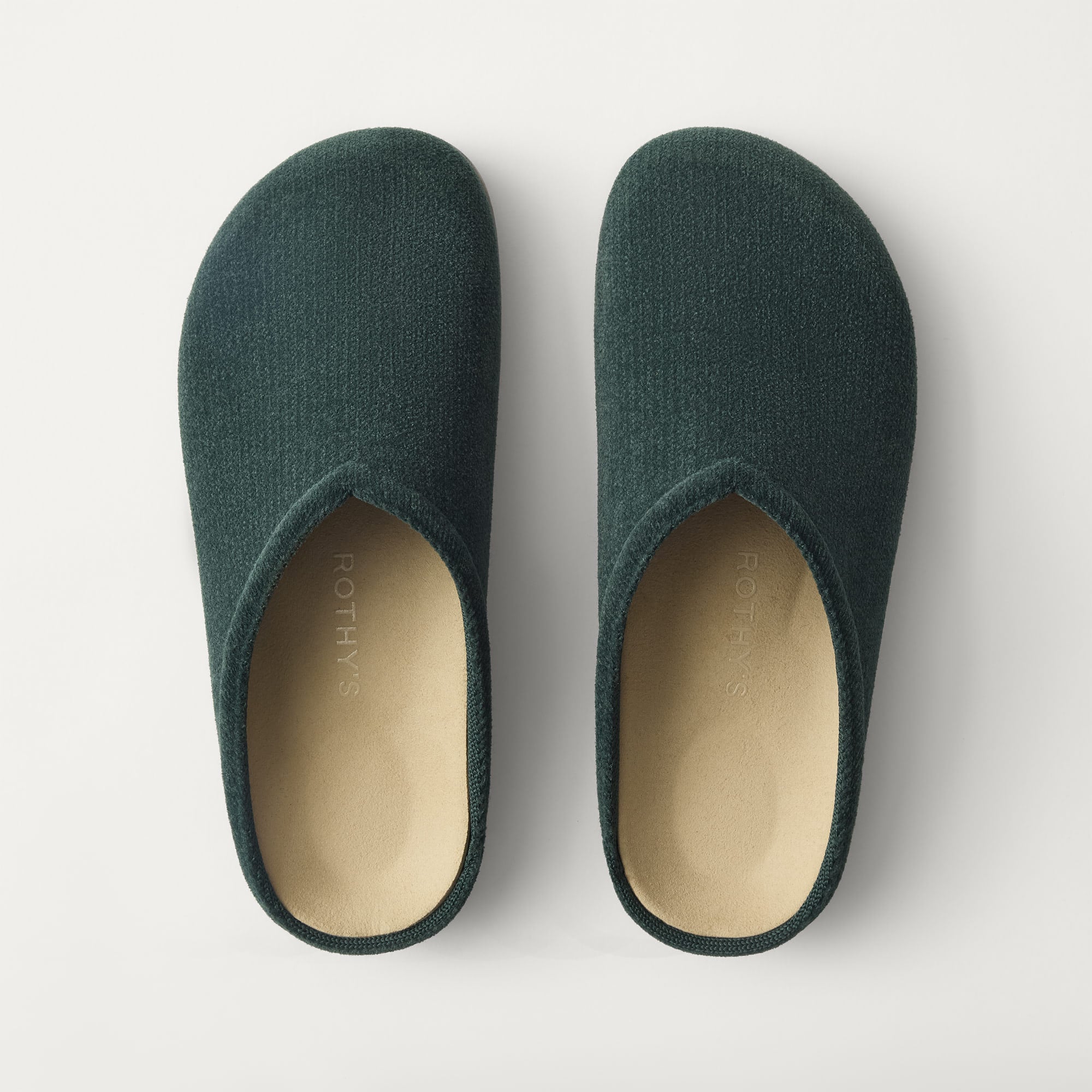 Rothy's The Casual Clog zoccoli donna ReVelvet Pine verde
