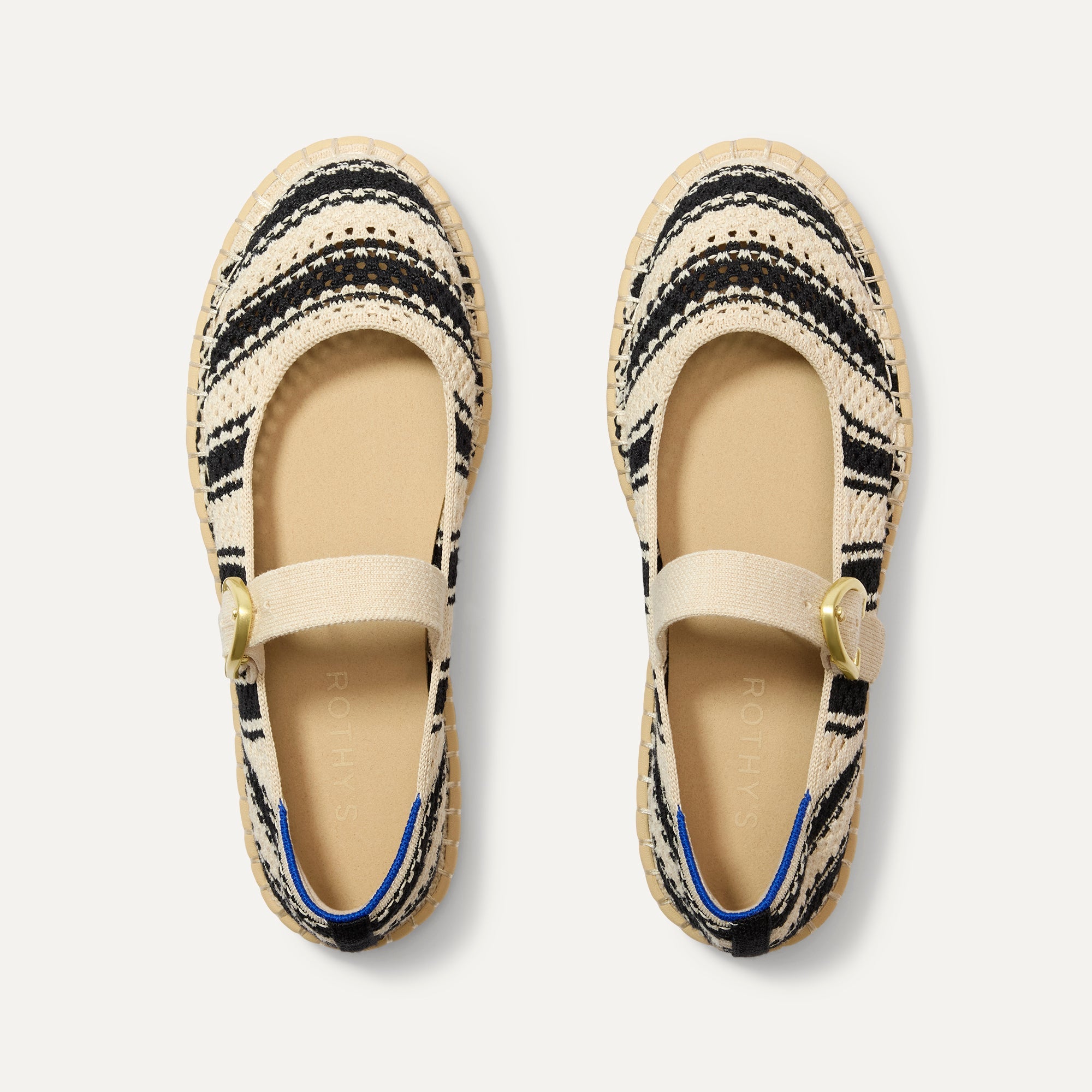 Rothy's The Espadrille Mary Jane ballerine nero