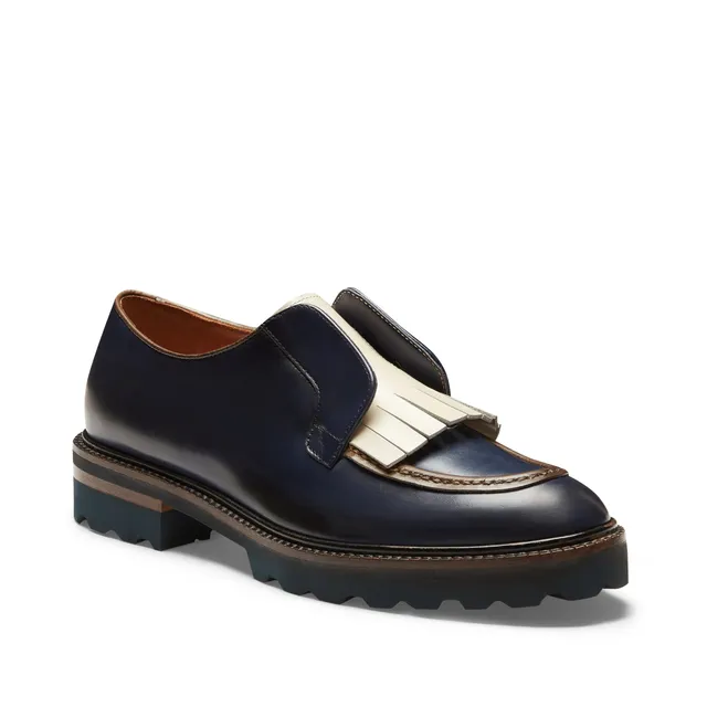 F.lli Rossetti Dandy Derby Donna Pelle Navy Avorio 68288