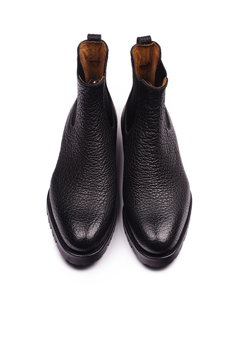 Stefano Bemer Boots C7905V2 stivali chelsea nero bisonte