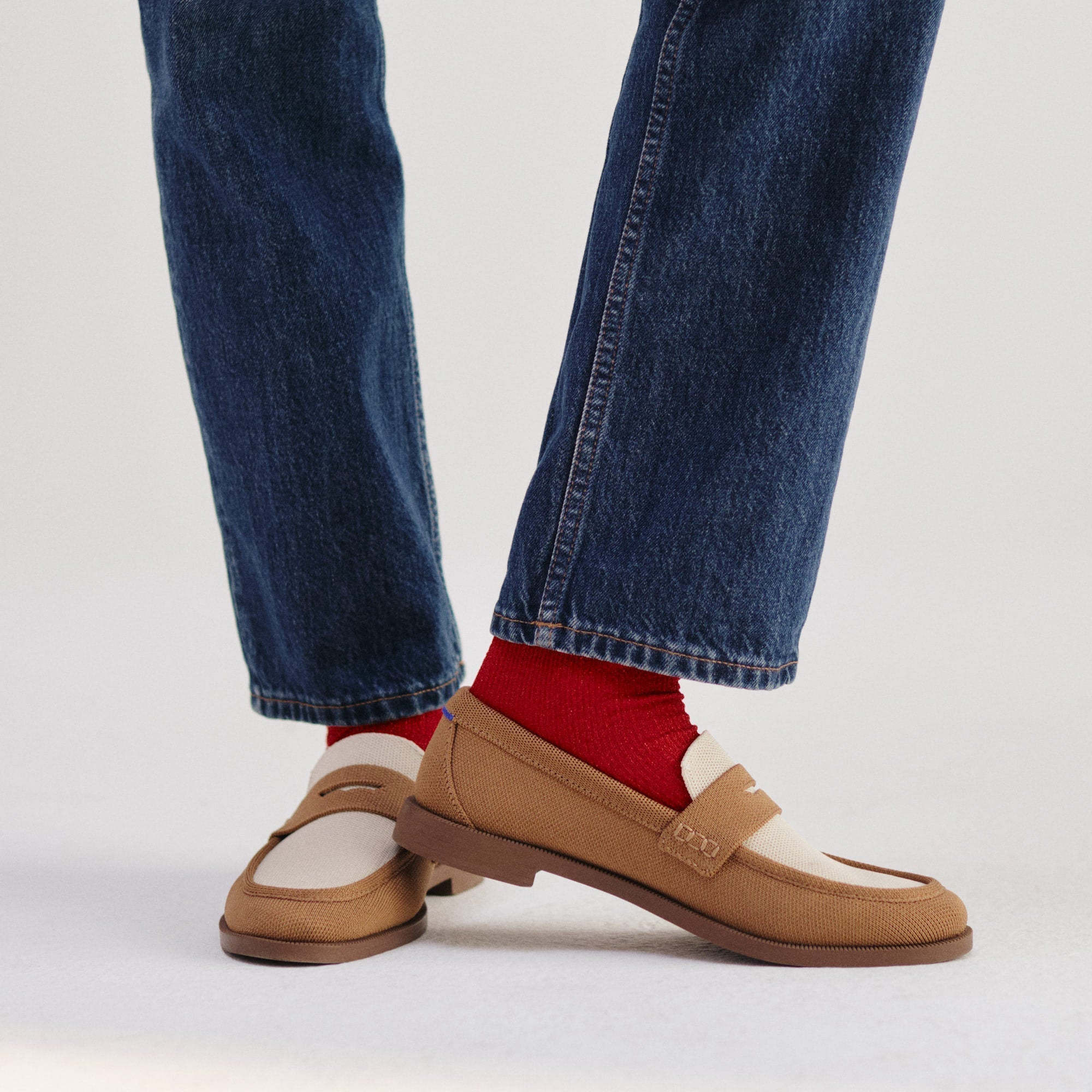 Rothy's The Penny Loafer mocassini donna Cortado camel avorio