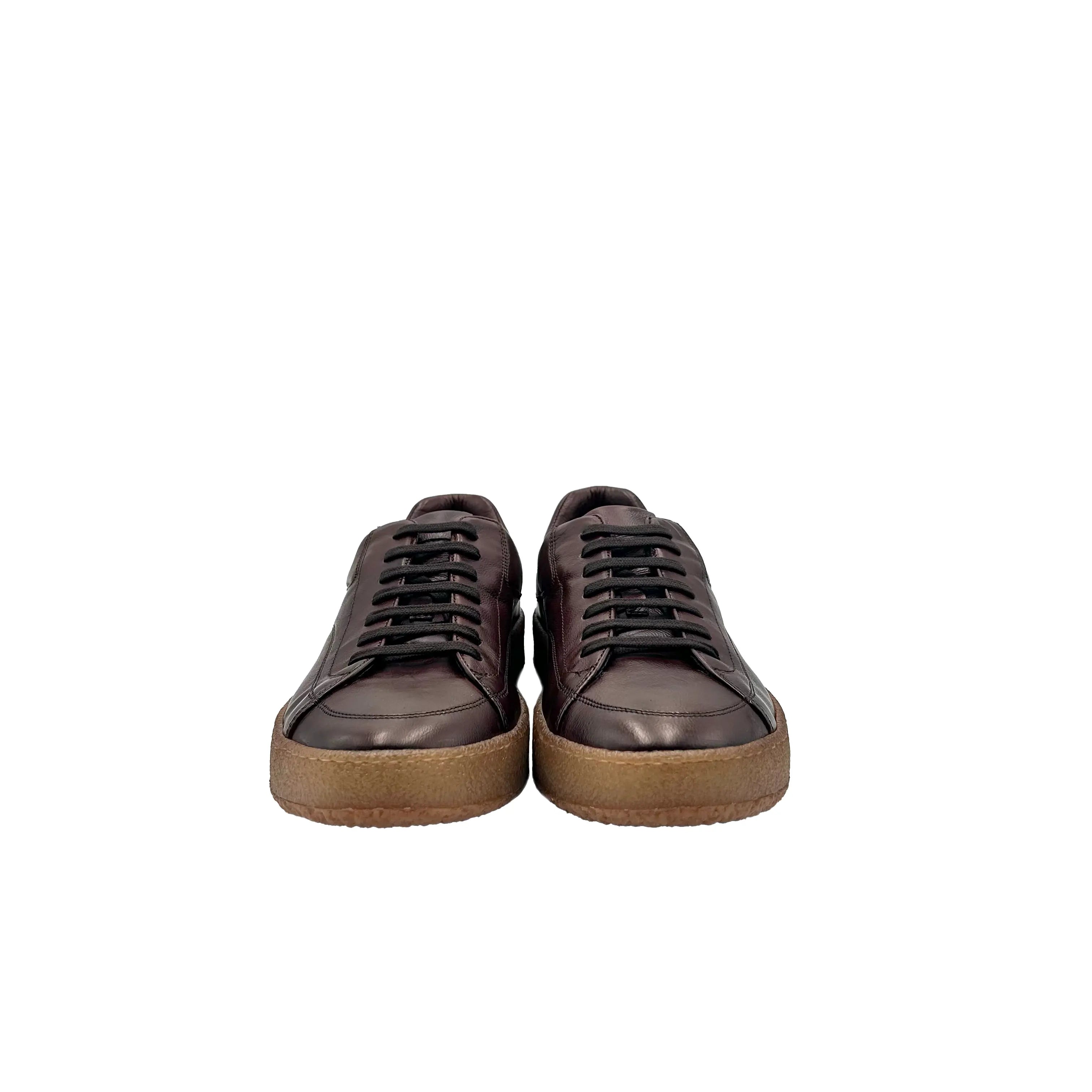Sandro Barbera Biolla Sneaker Pelle Marrone EU 39 Vitello
