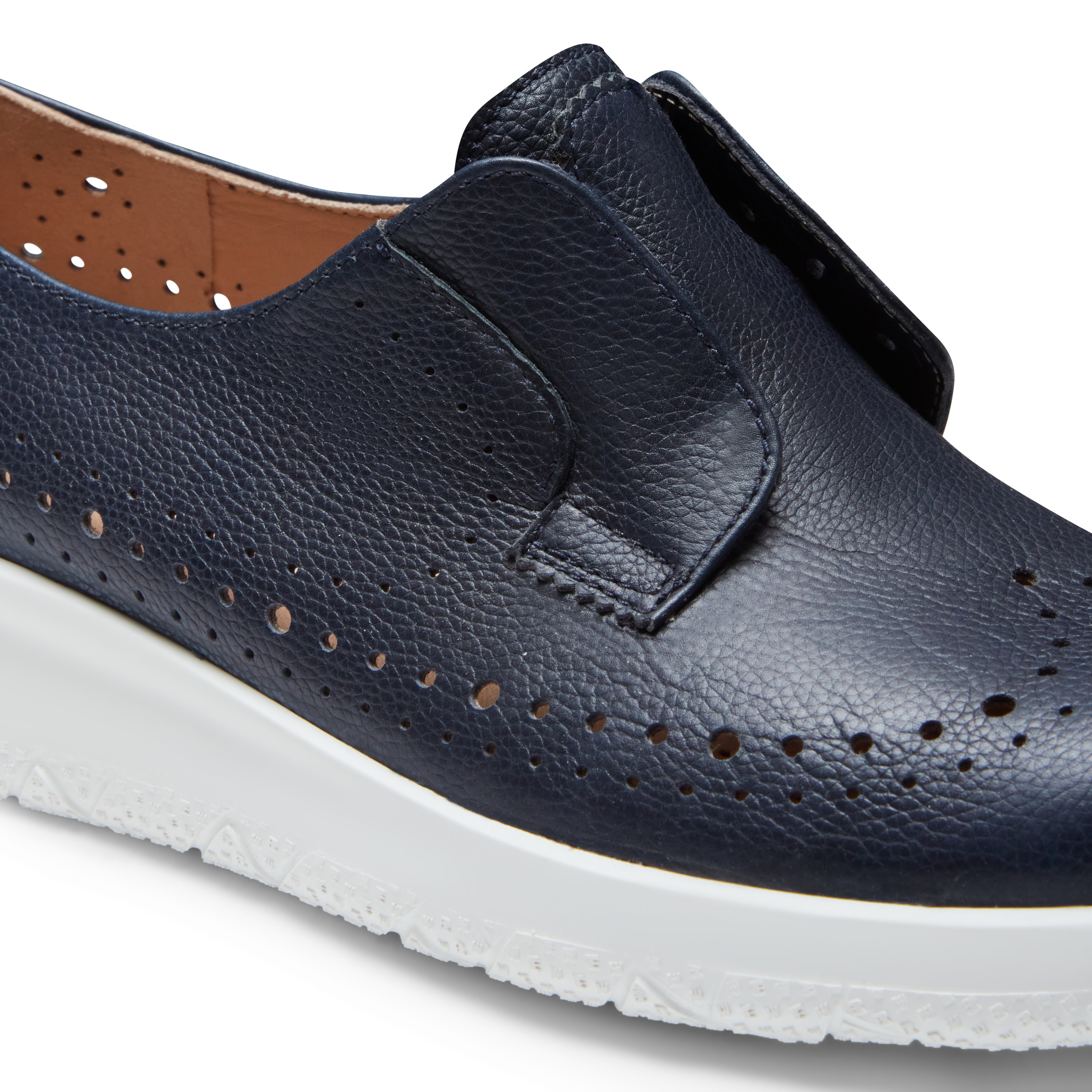 F.lli Rossetti 77098 Sneaker Pelle Navy Traforata